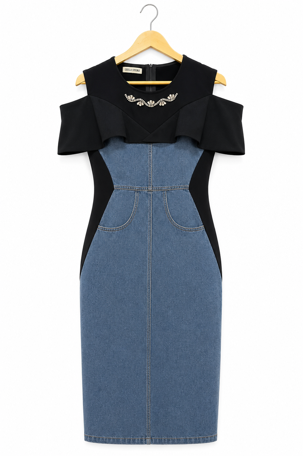 Denim sleeveless  Dress