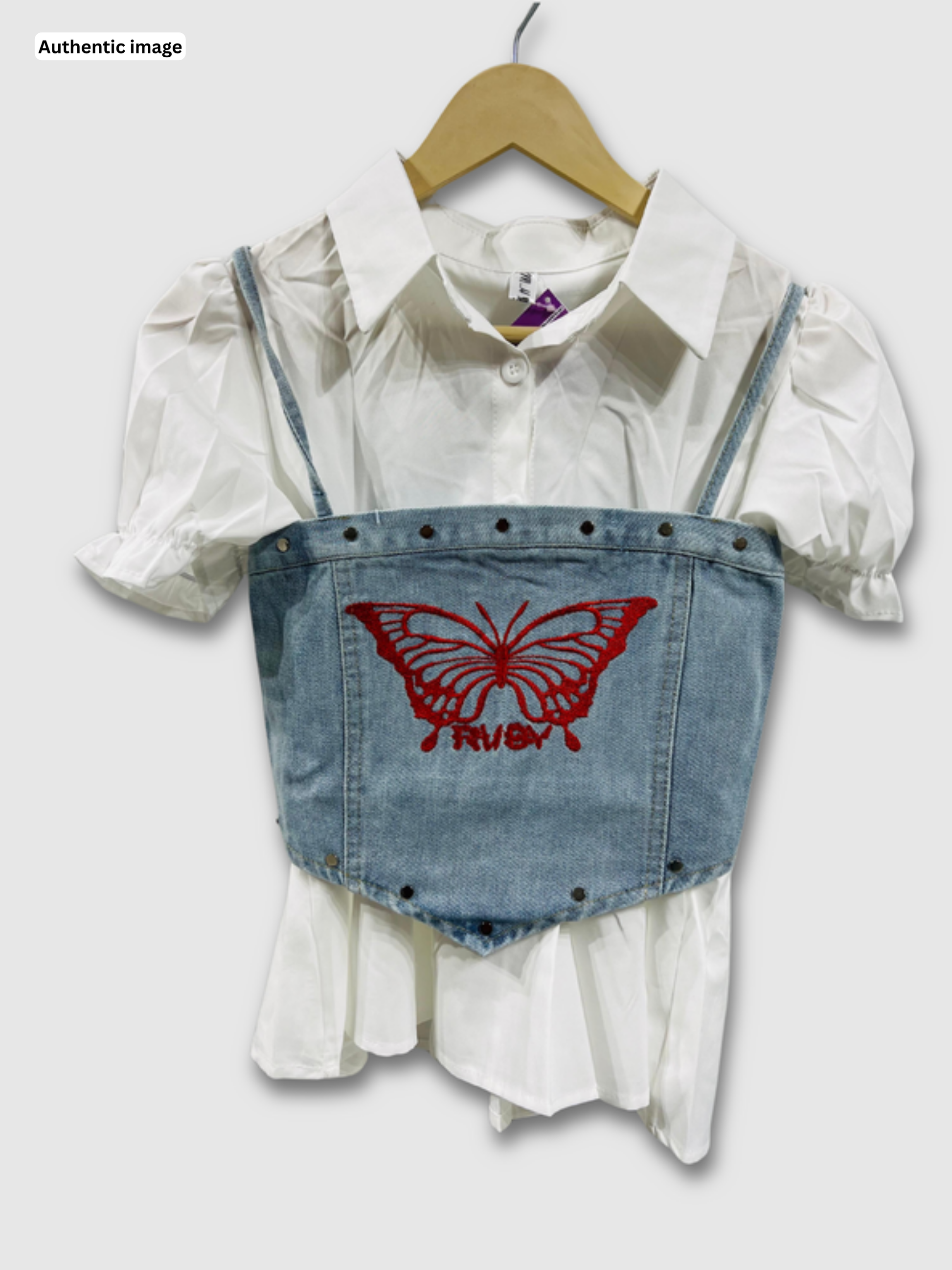Dienam Short Frok Top