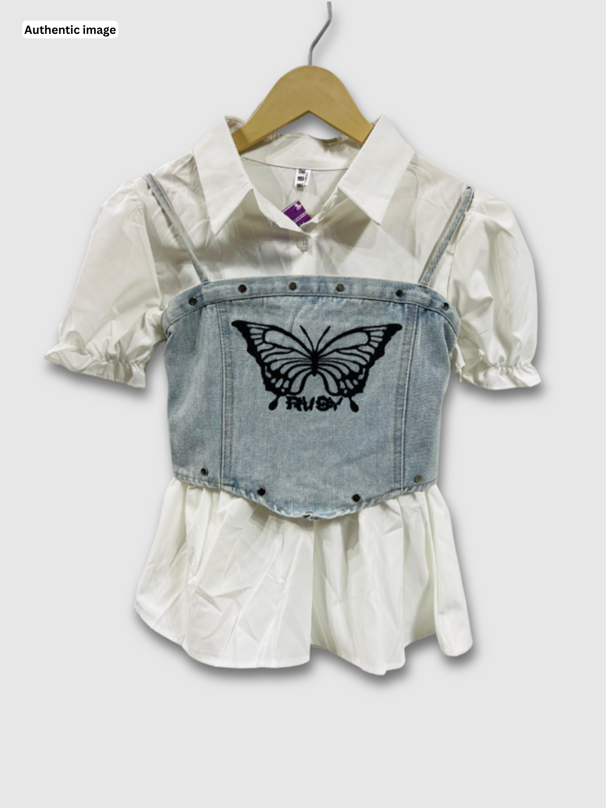 Dienam Short Frok Top