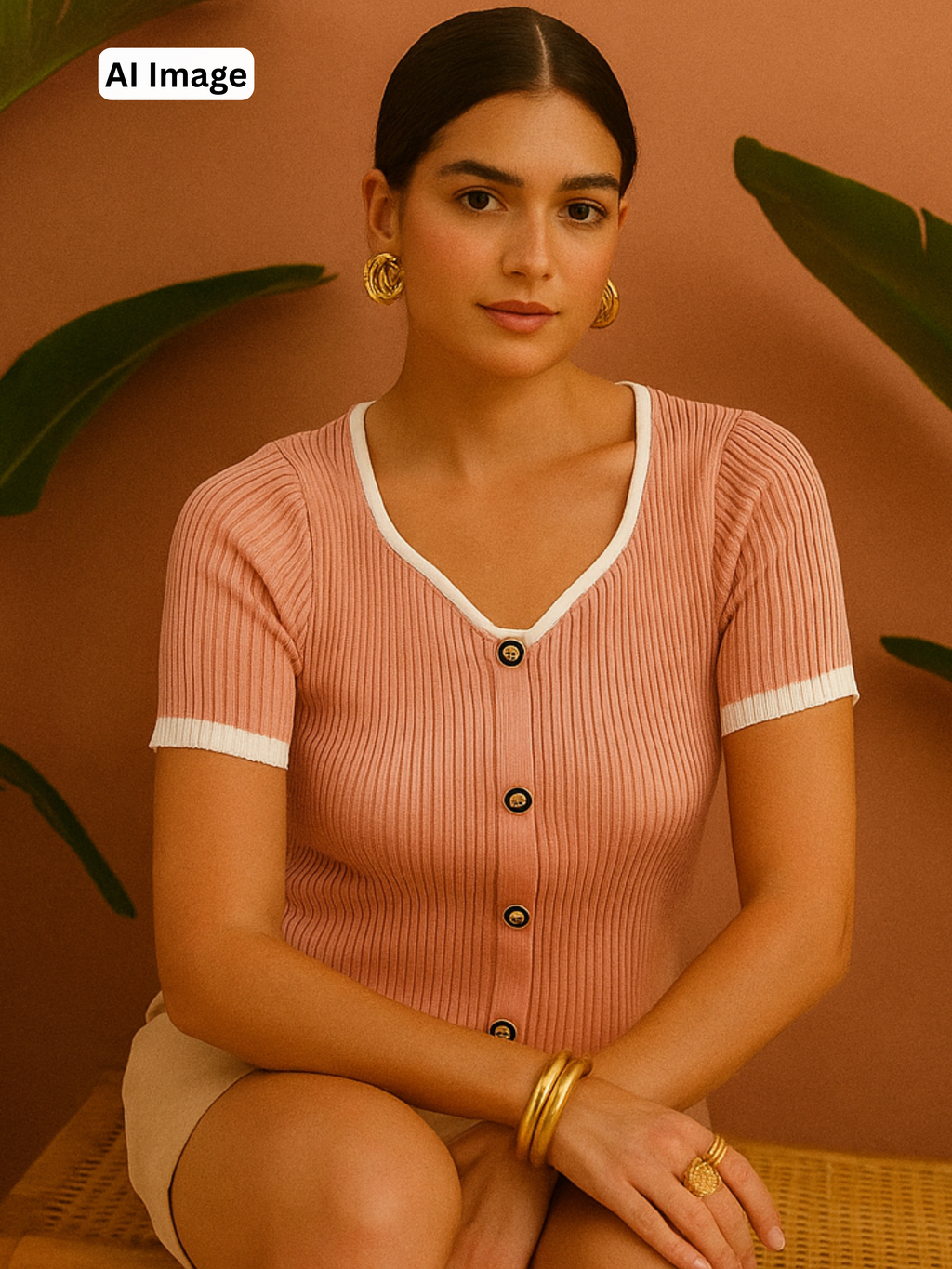 knitting Short Top