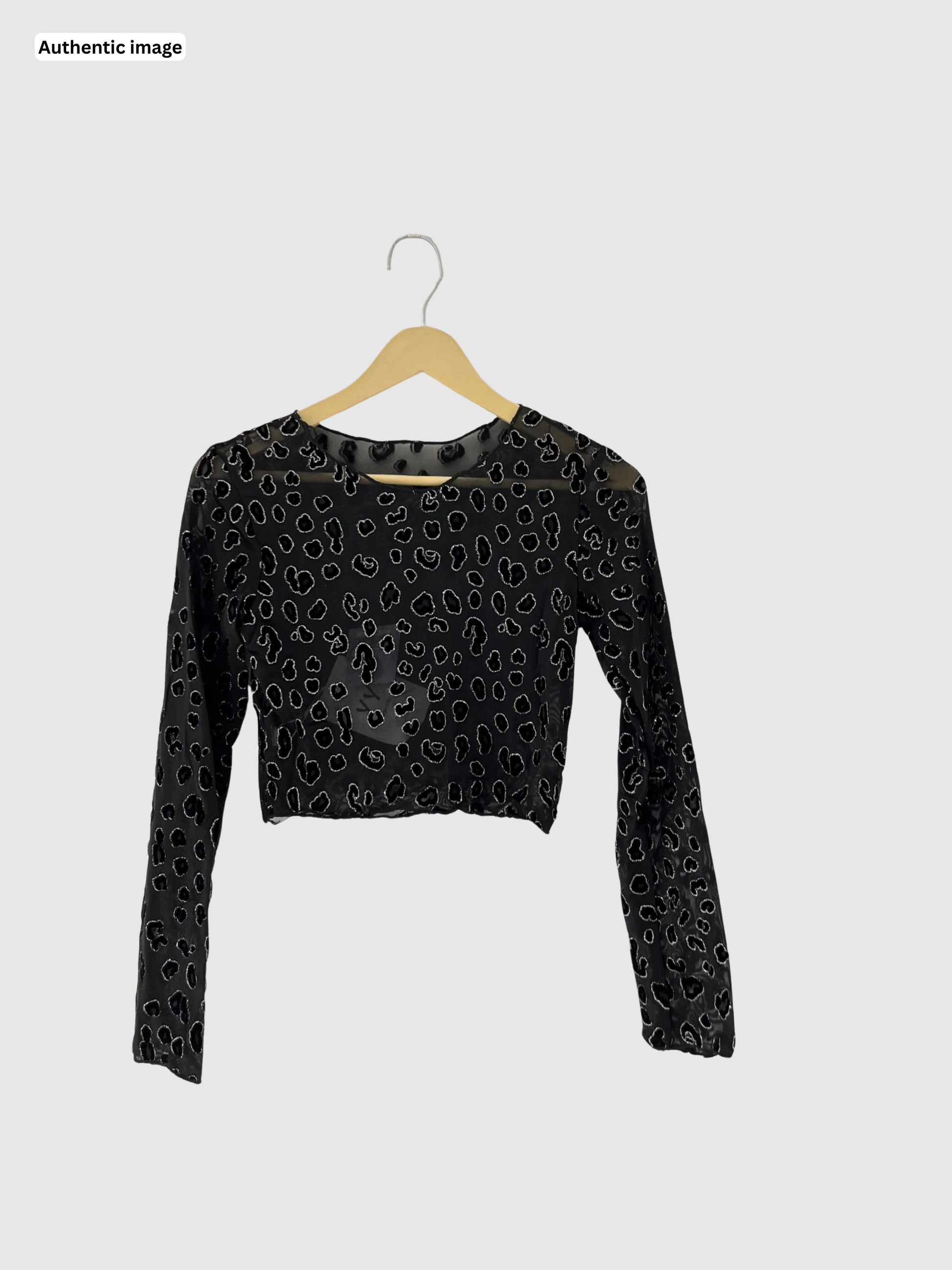 Trendy Mesh Crop Top for Women – Stylish Party & Casual Wear