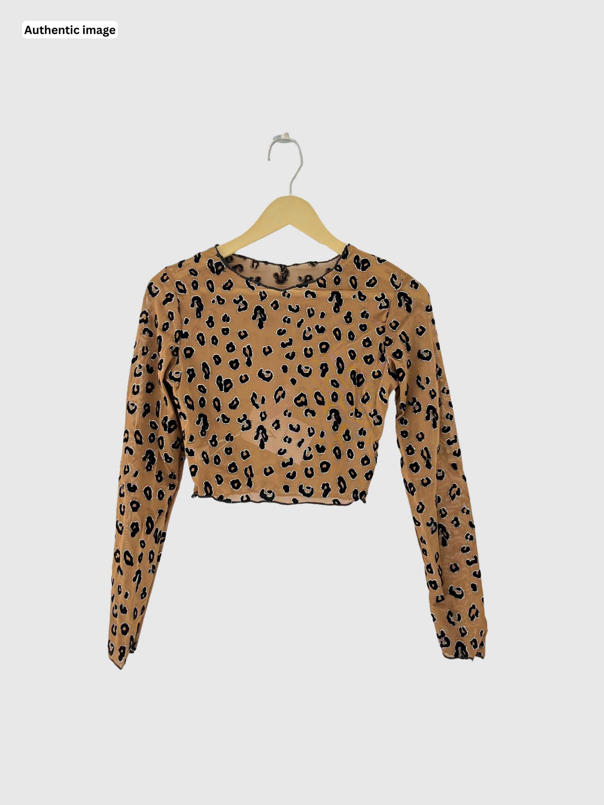 Trendy Mesh Crop Top for Women – Stylish Party & Casual Wear