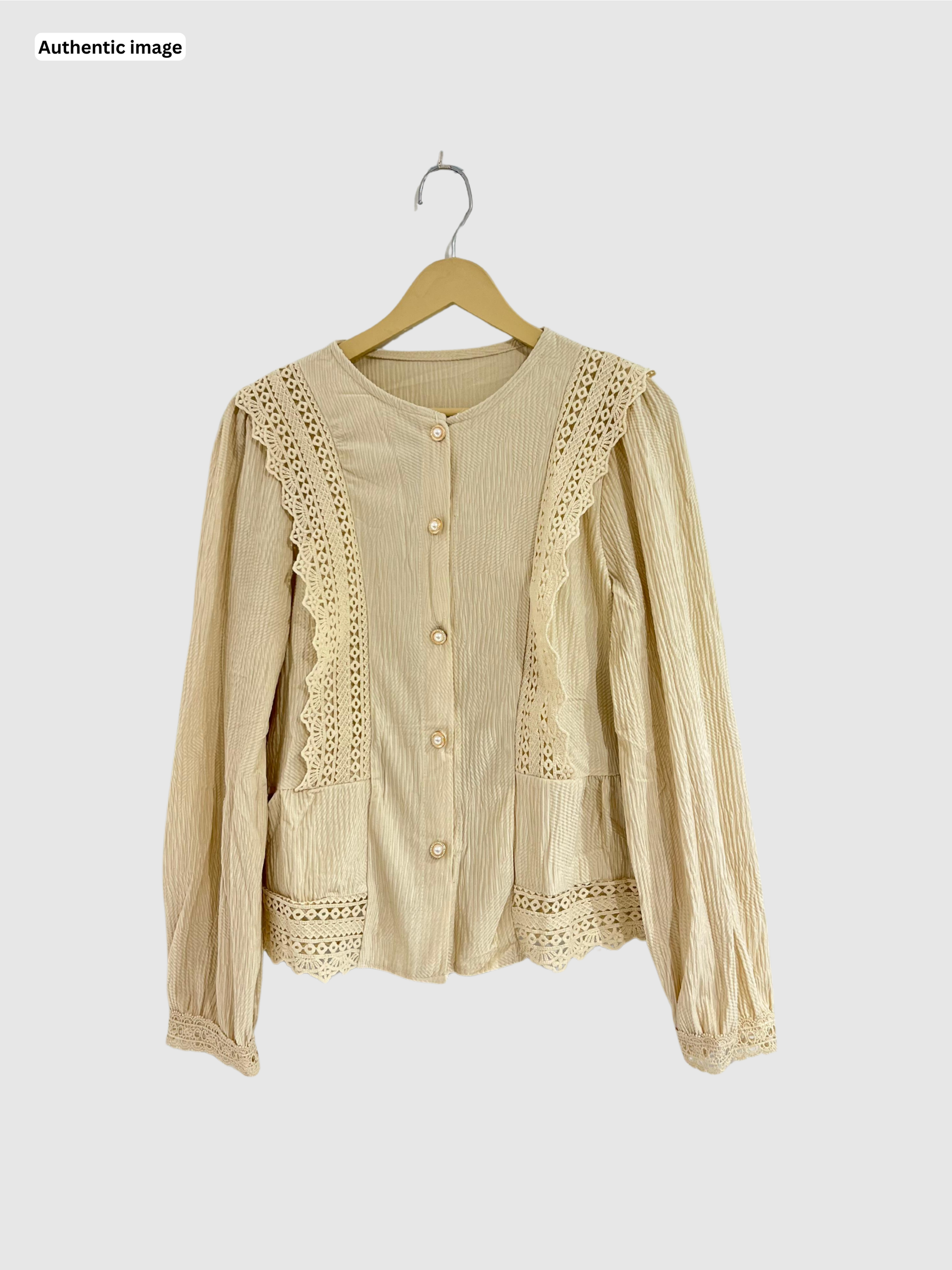 Elegant Fine Lace Top for Women – Chic Party & Casual Wear
