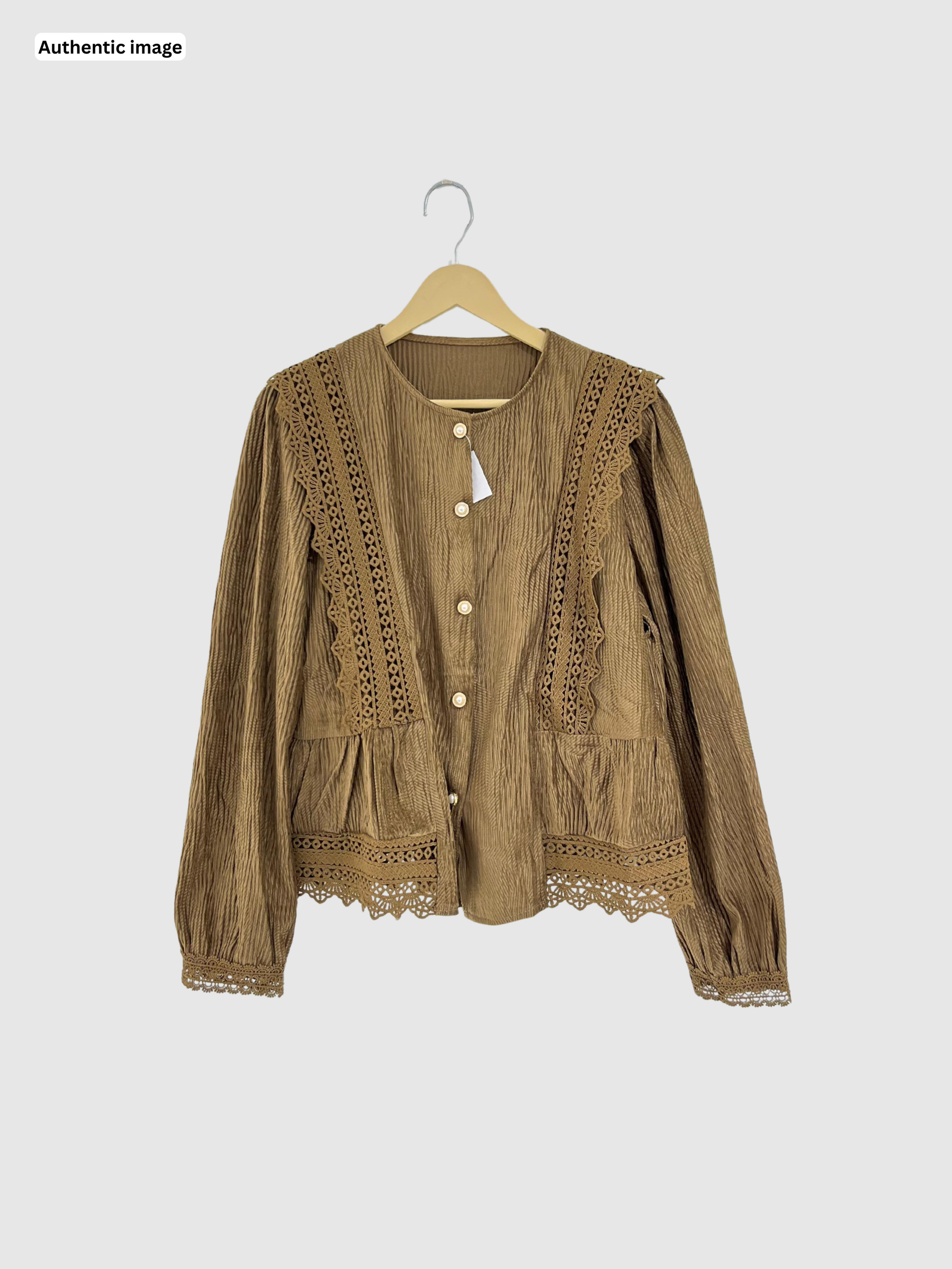 Elegant Fine Lace Top for Women – Chic Party & Casual Wear