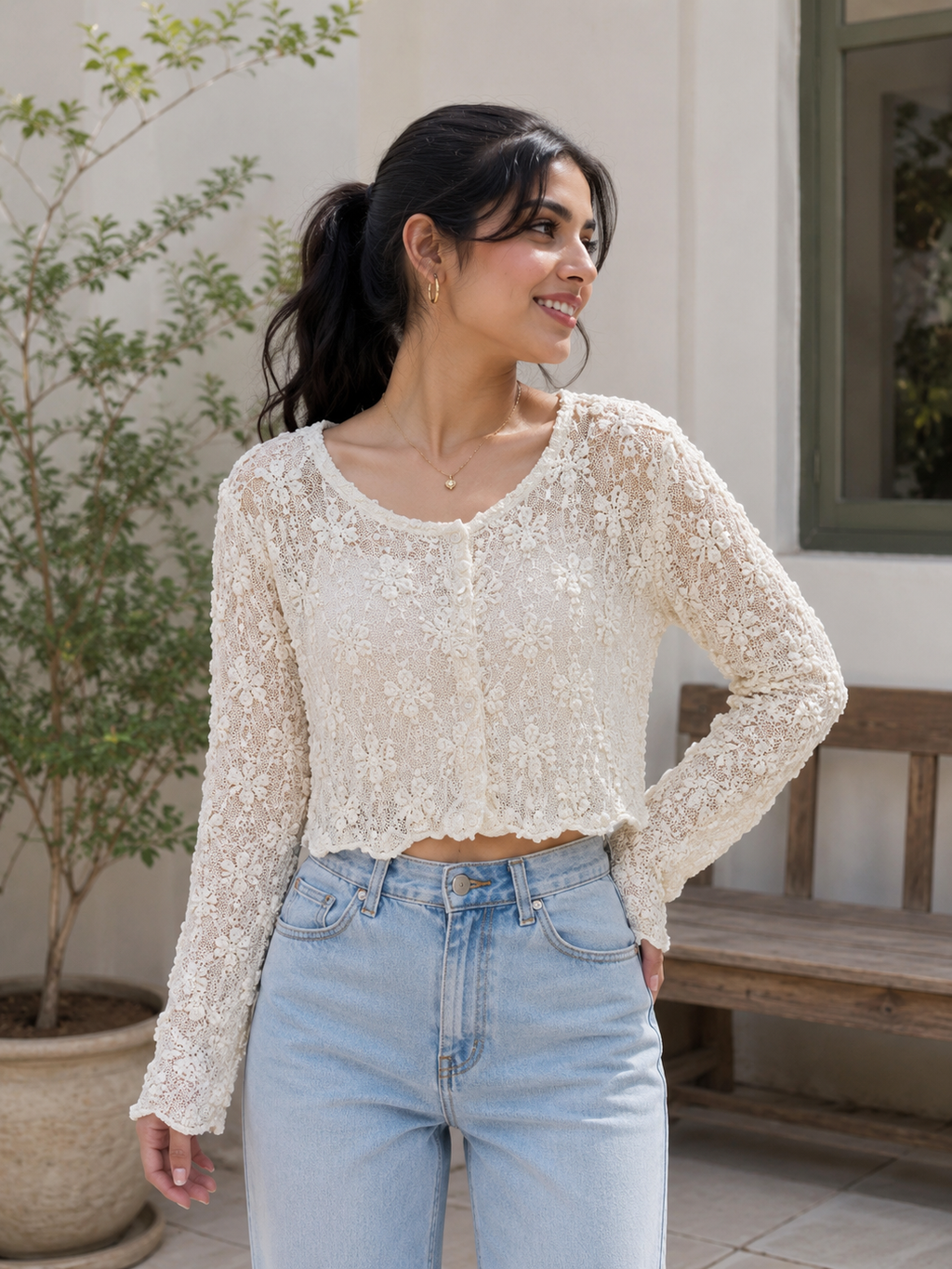 Net top button style