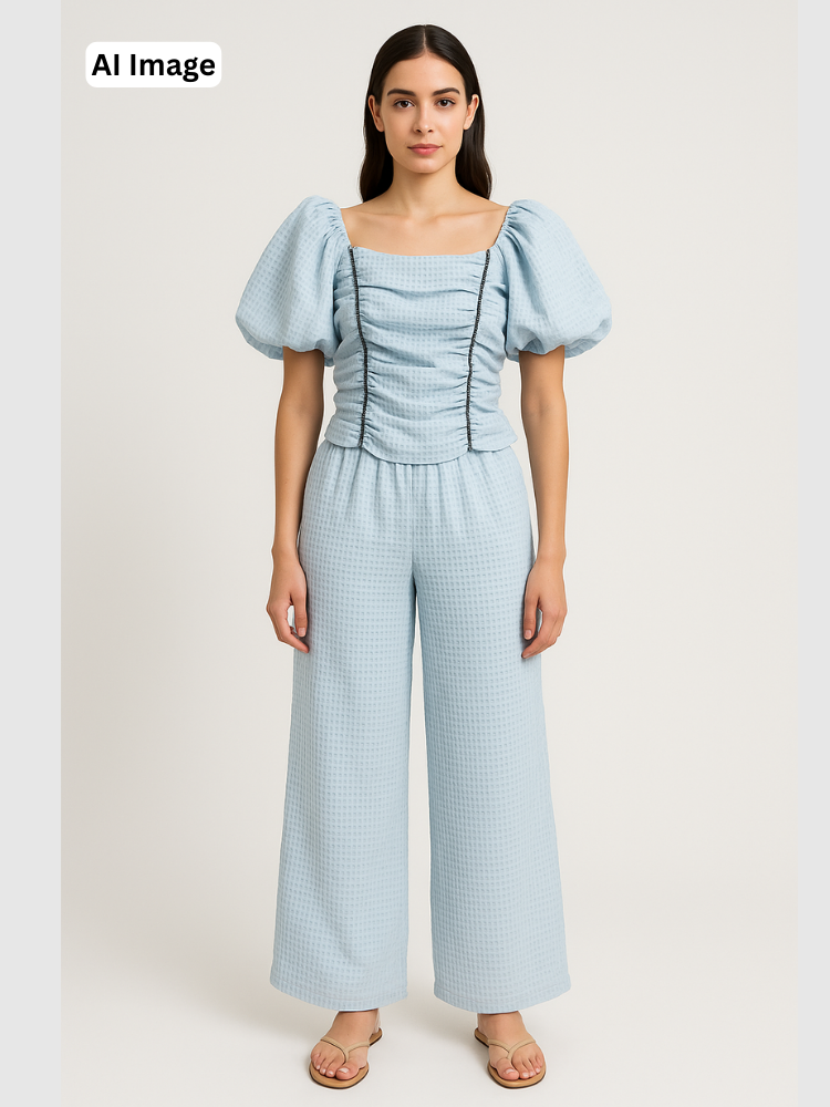 Party Wear Crop Co-ord Set