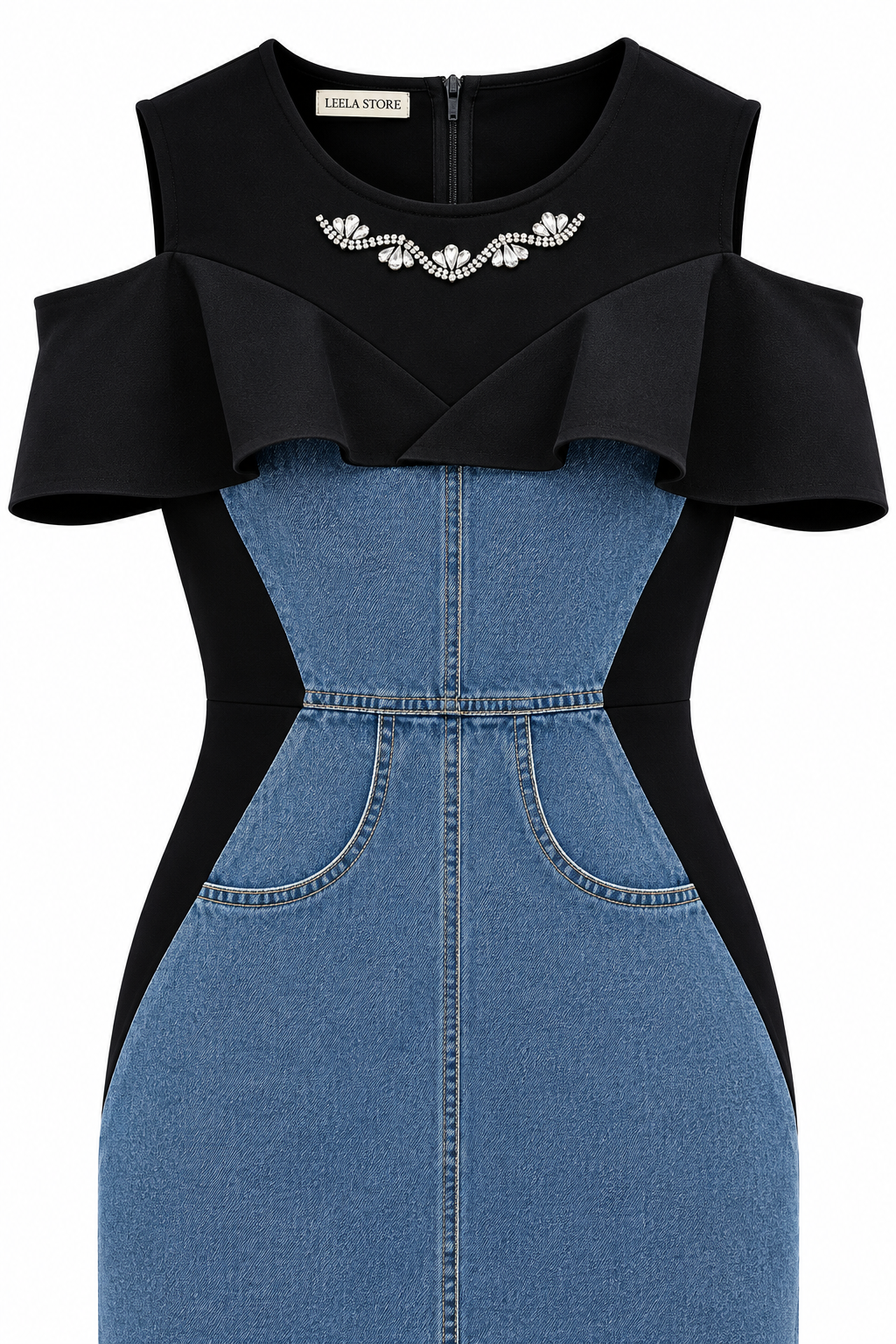 Denim sleeveless  Dress