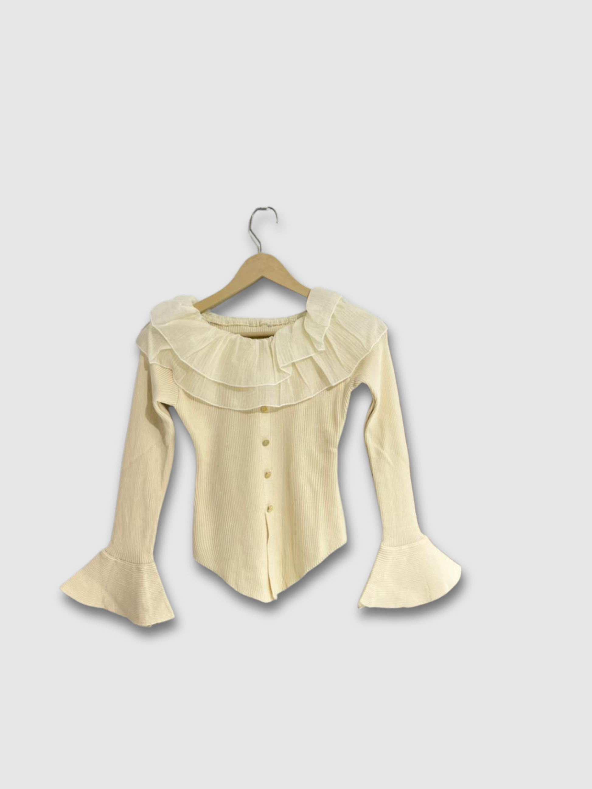 Off-Shoulder Ruffle Top for Women – Free Size | LeelaStore