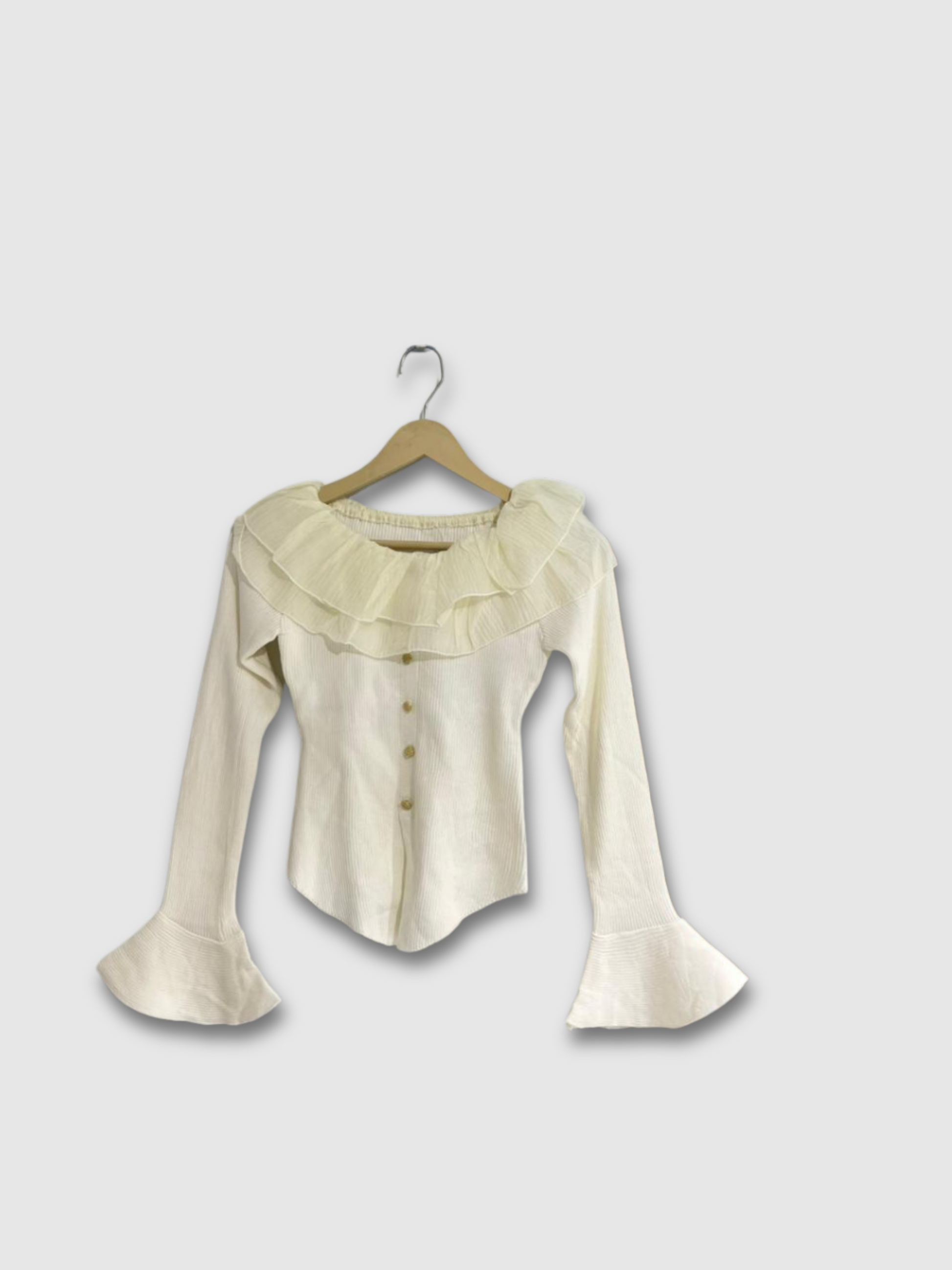 Off-Shoulder Ruffle Top for Women – Free Size | LeelaStore