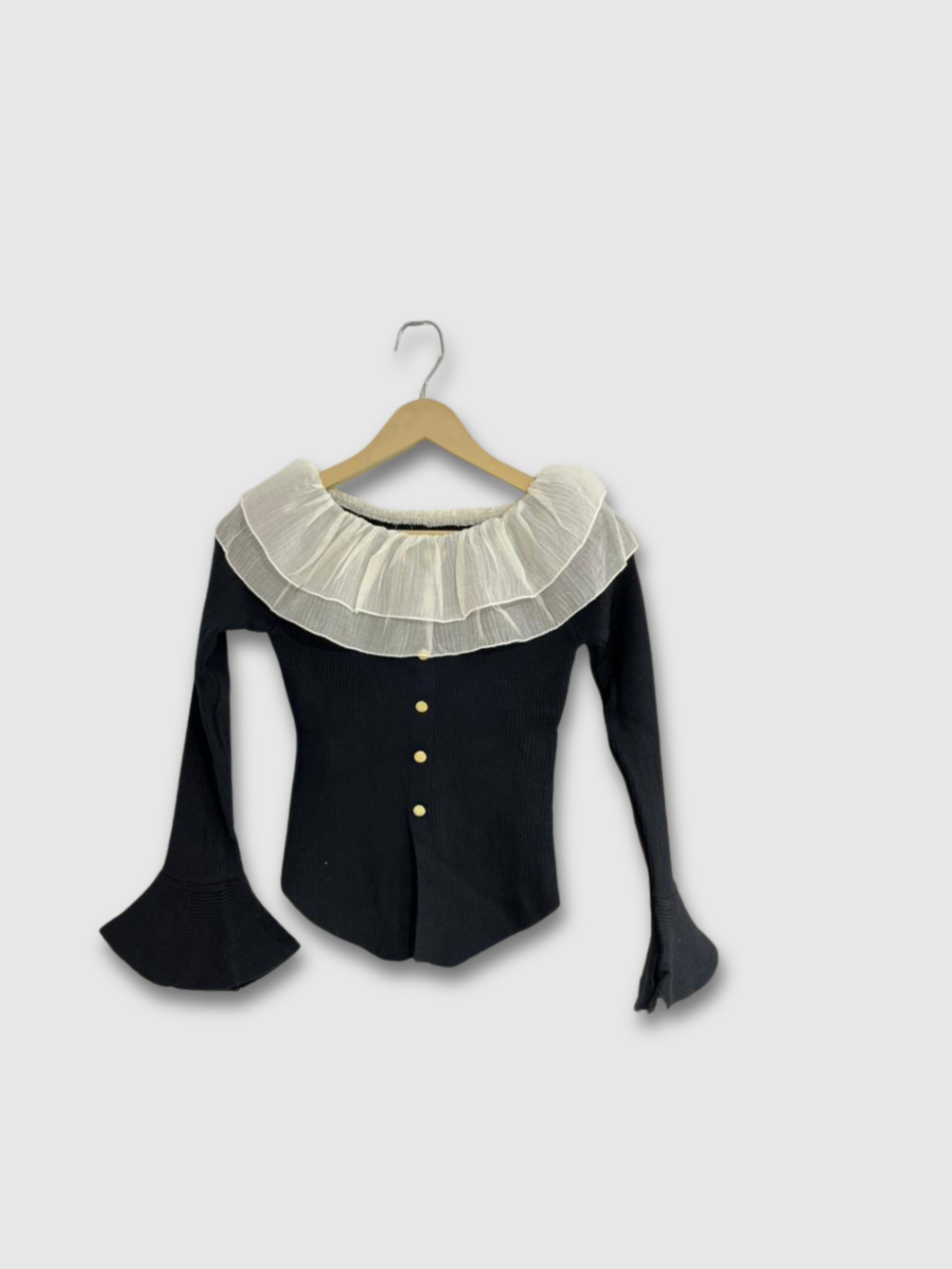Off-Shoulder Ruffle Top for Women – Free Size | LeelaStore