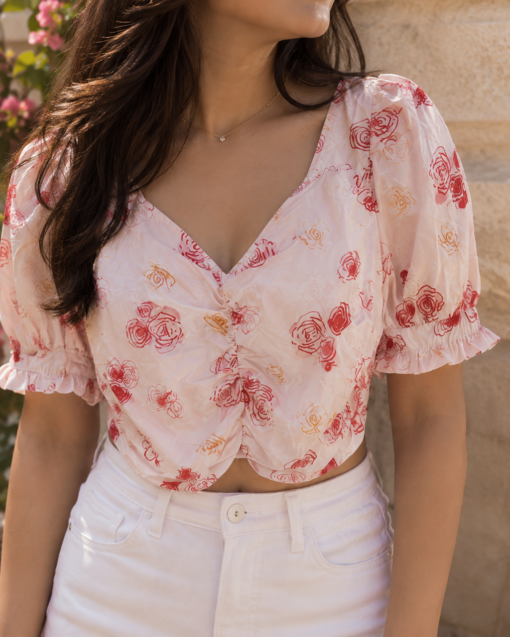 Leela store Flower print top.