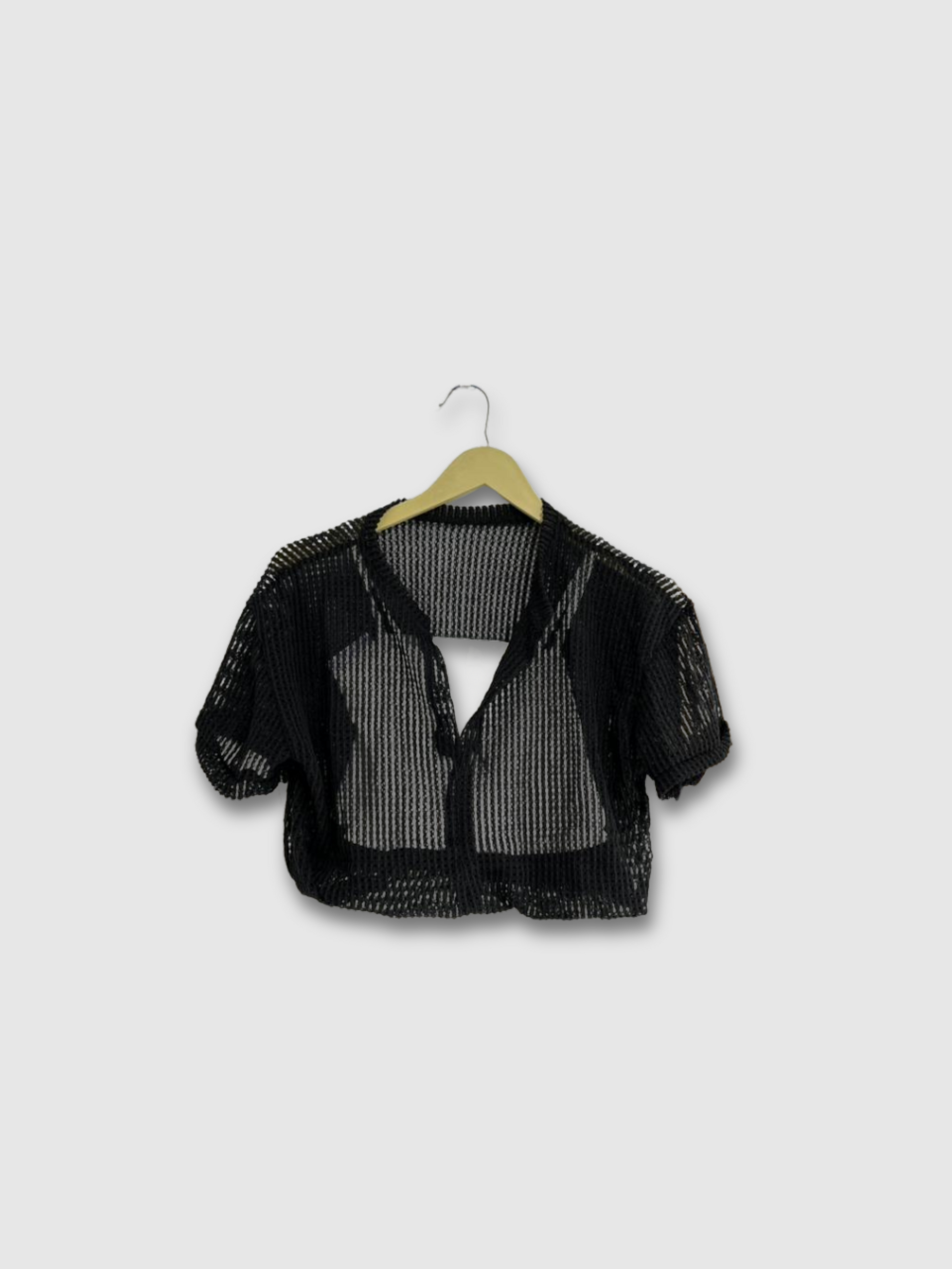 Trendy Netting Crop Top for Women – Free Size | LeelaStore