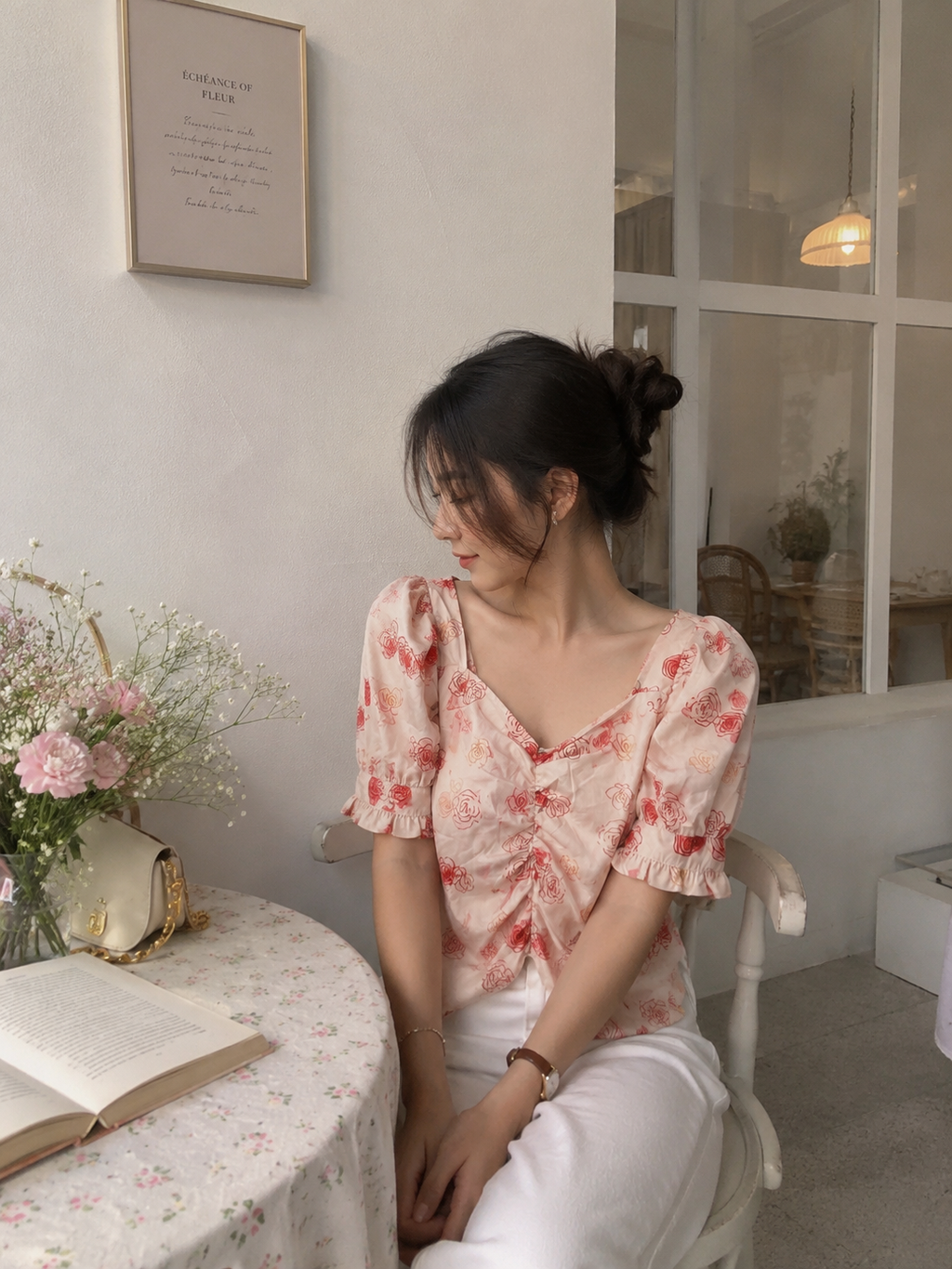 Leela store Flower print top.