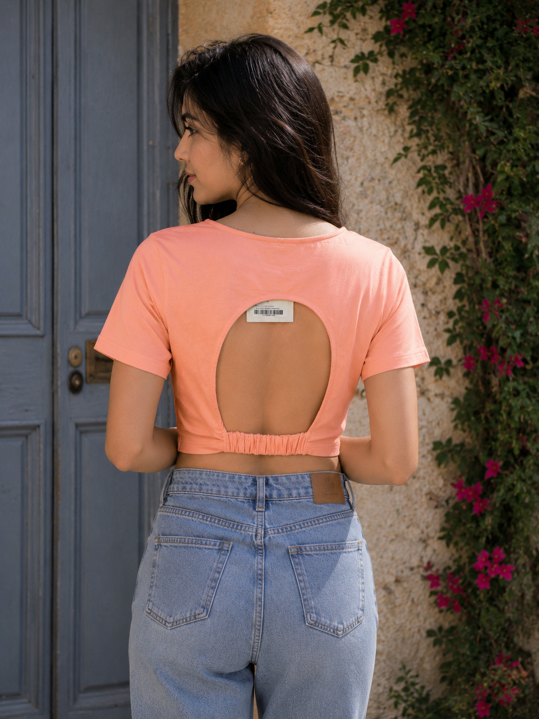 Women's Round Neck Crop Top