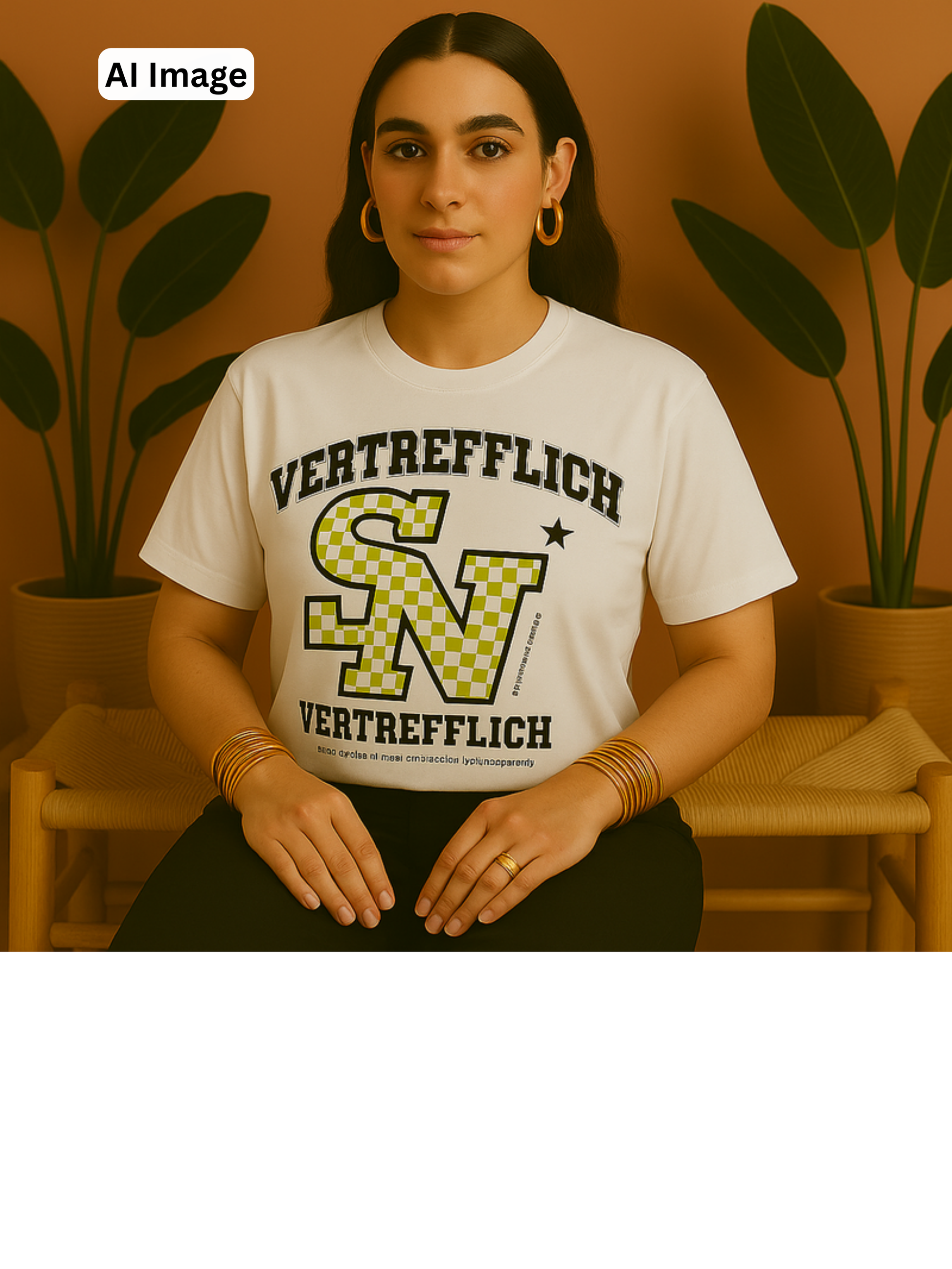 Printed Long Tshirt