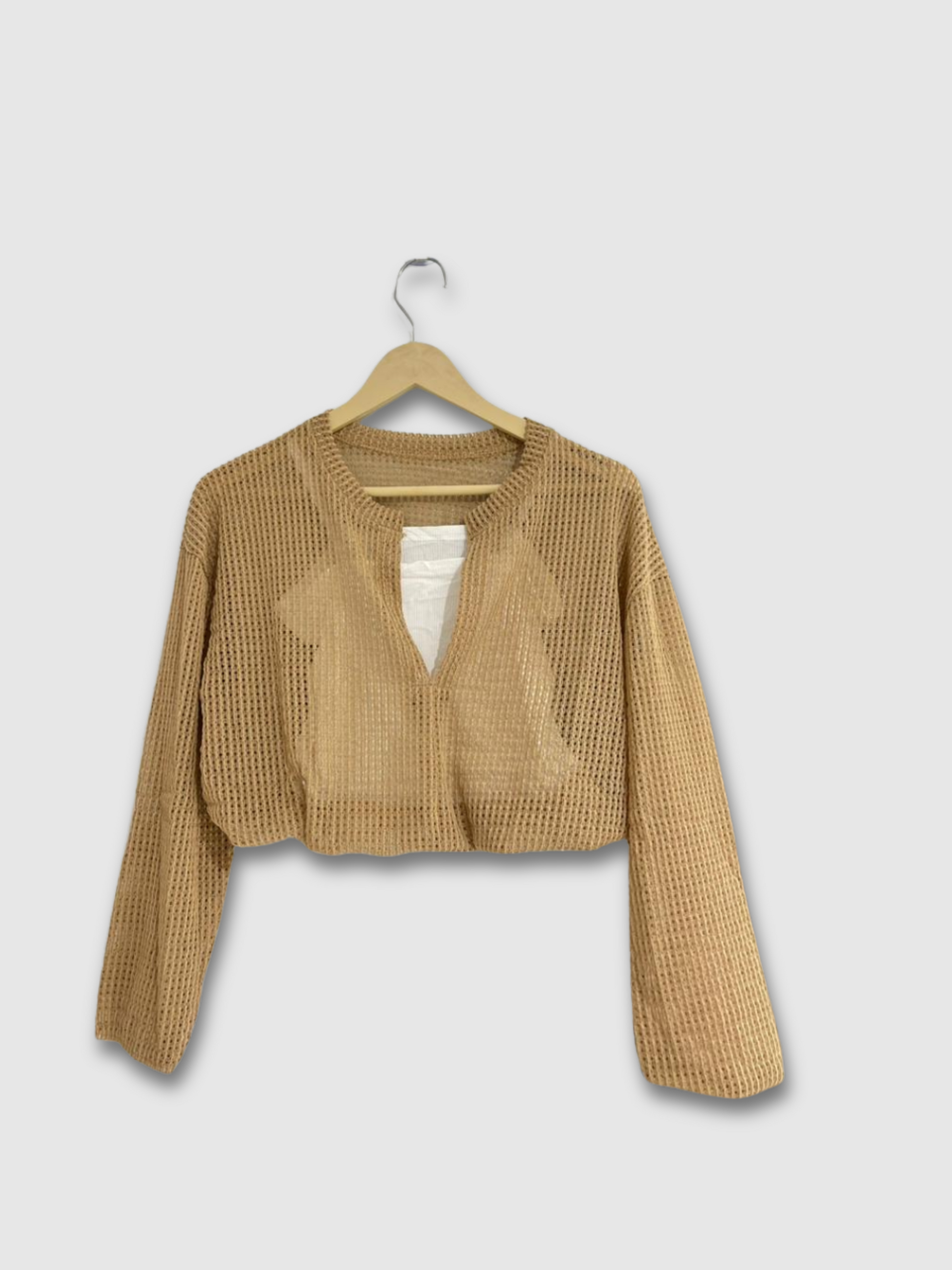 Trendy Netting Crop Top for Women – Free Size | LeelaStore