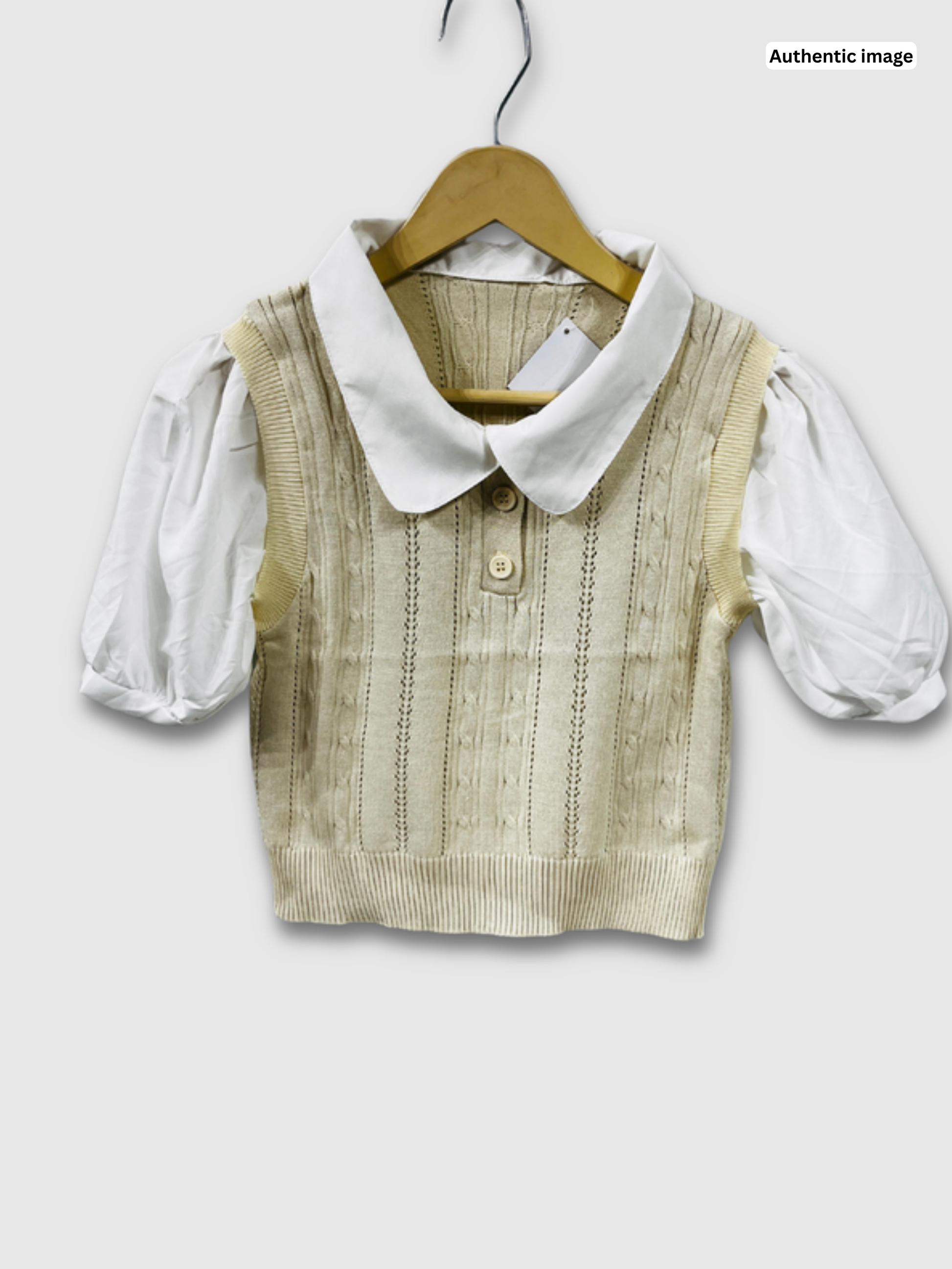 Collar Knitting Top