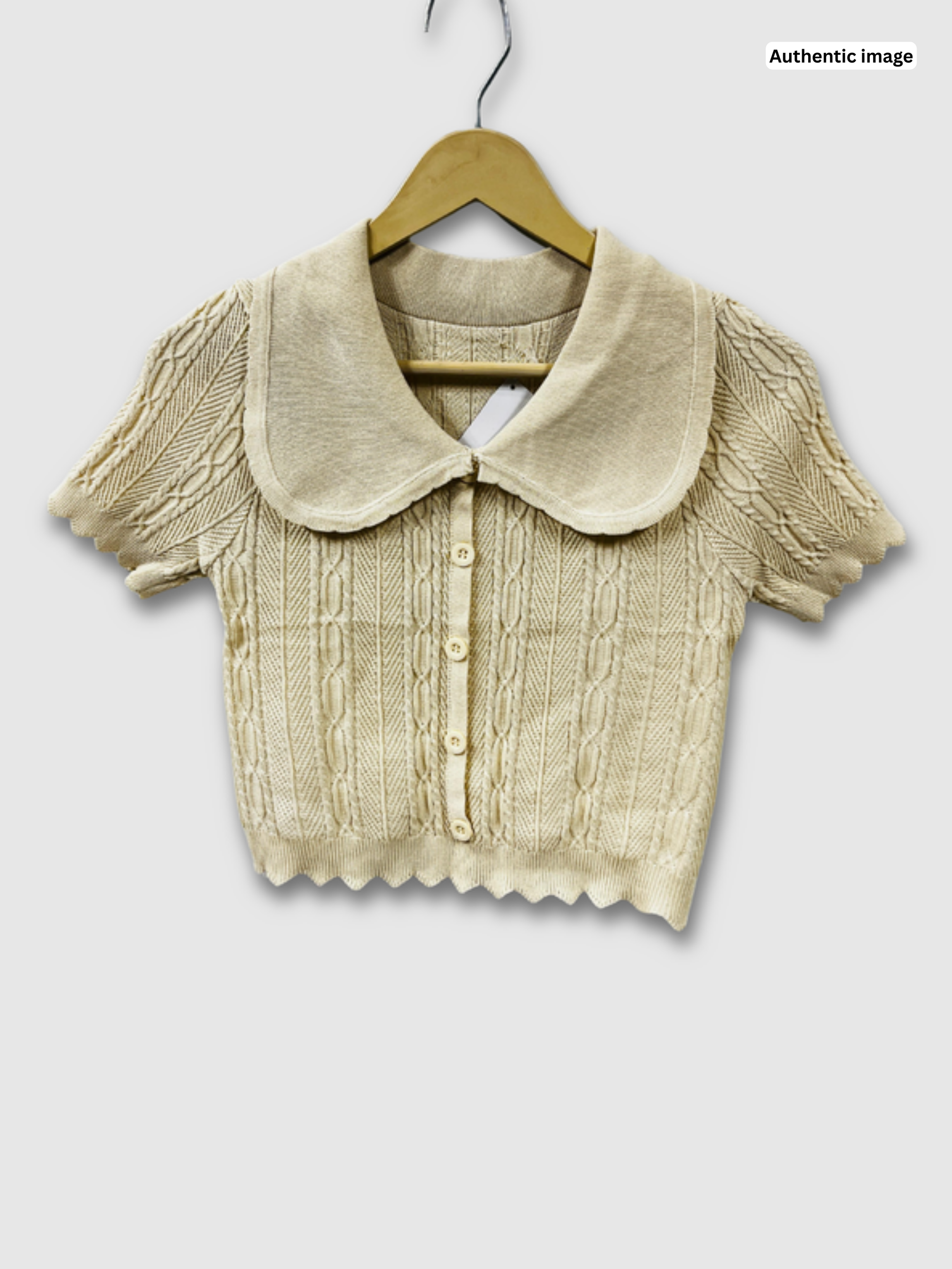 Collar Knitting Top