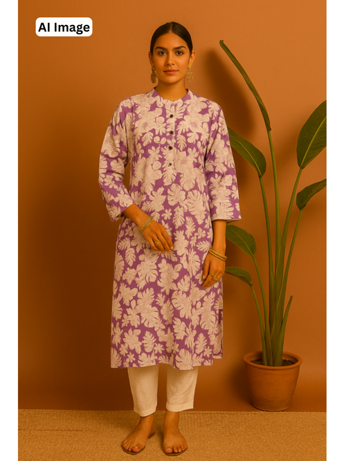 Button Short Kurti
