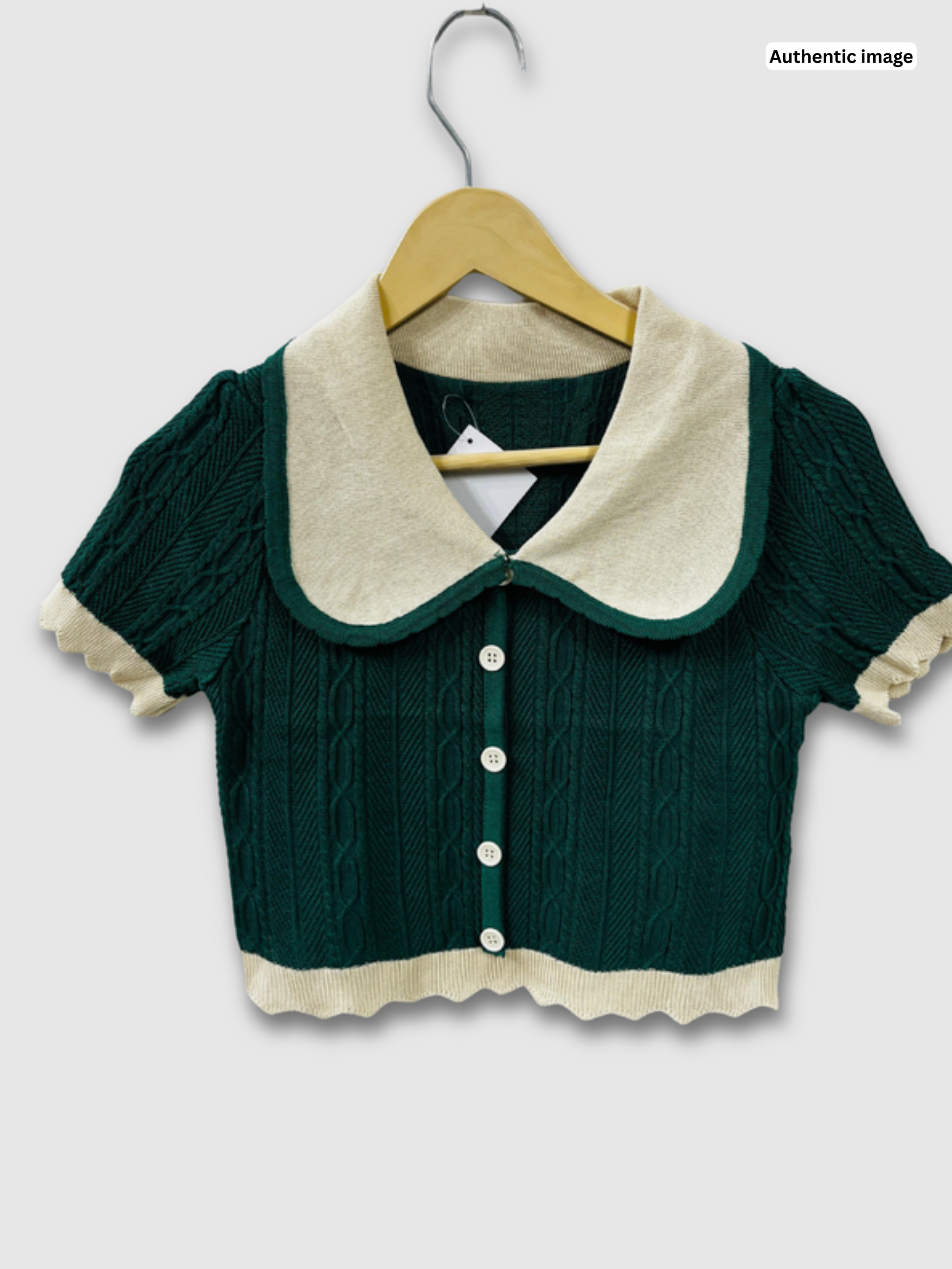 Collar Knitting Top