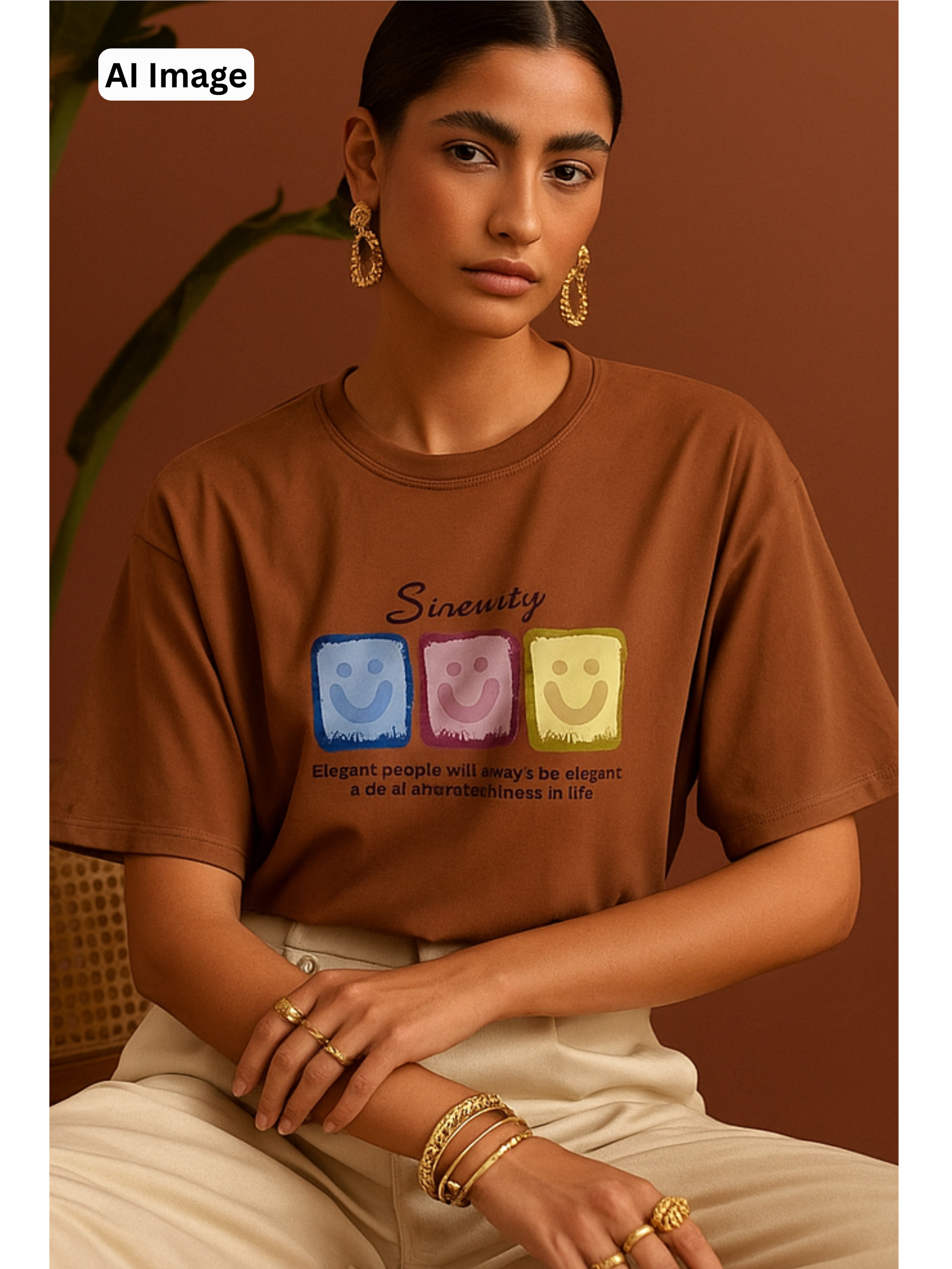 Crop Printed T-Shirt