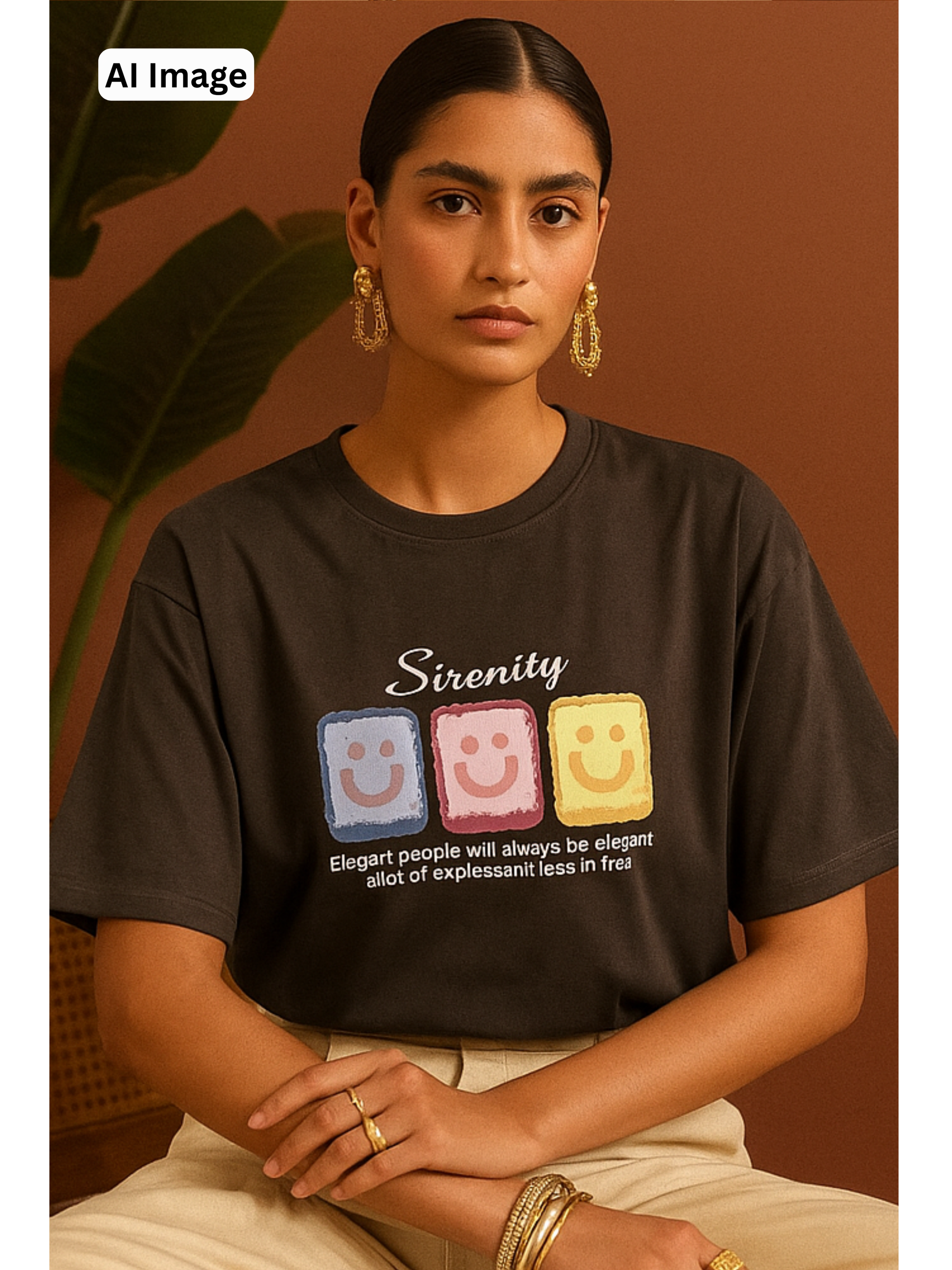 Crop Printed T-Shirt