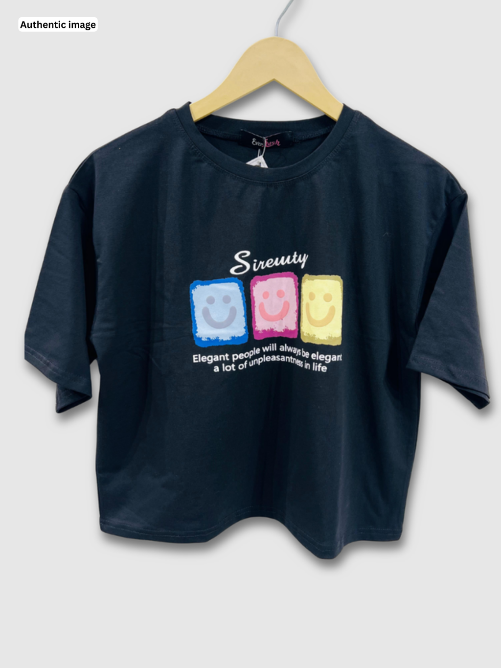 Crop Printed T-Shirt