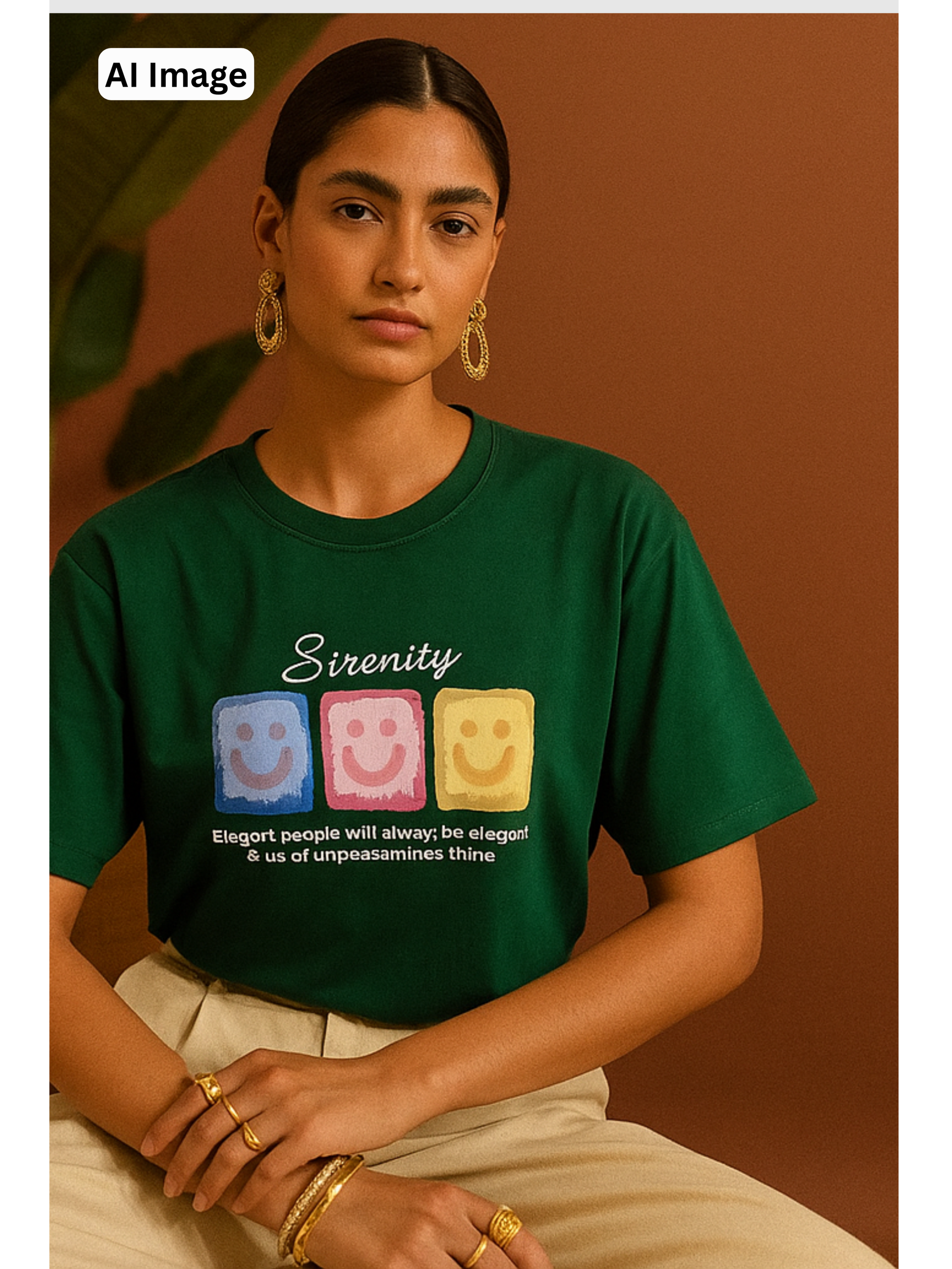 Crop Printed T-Shirt