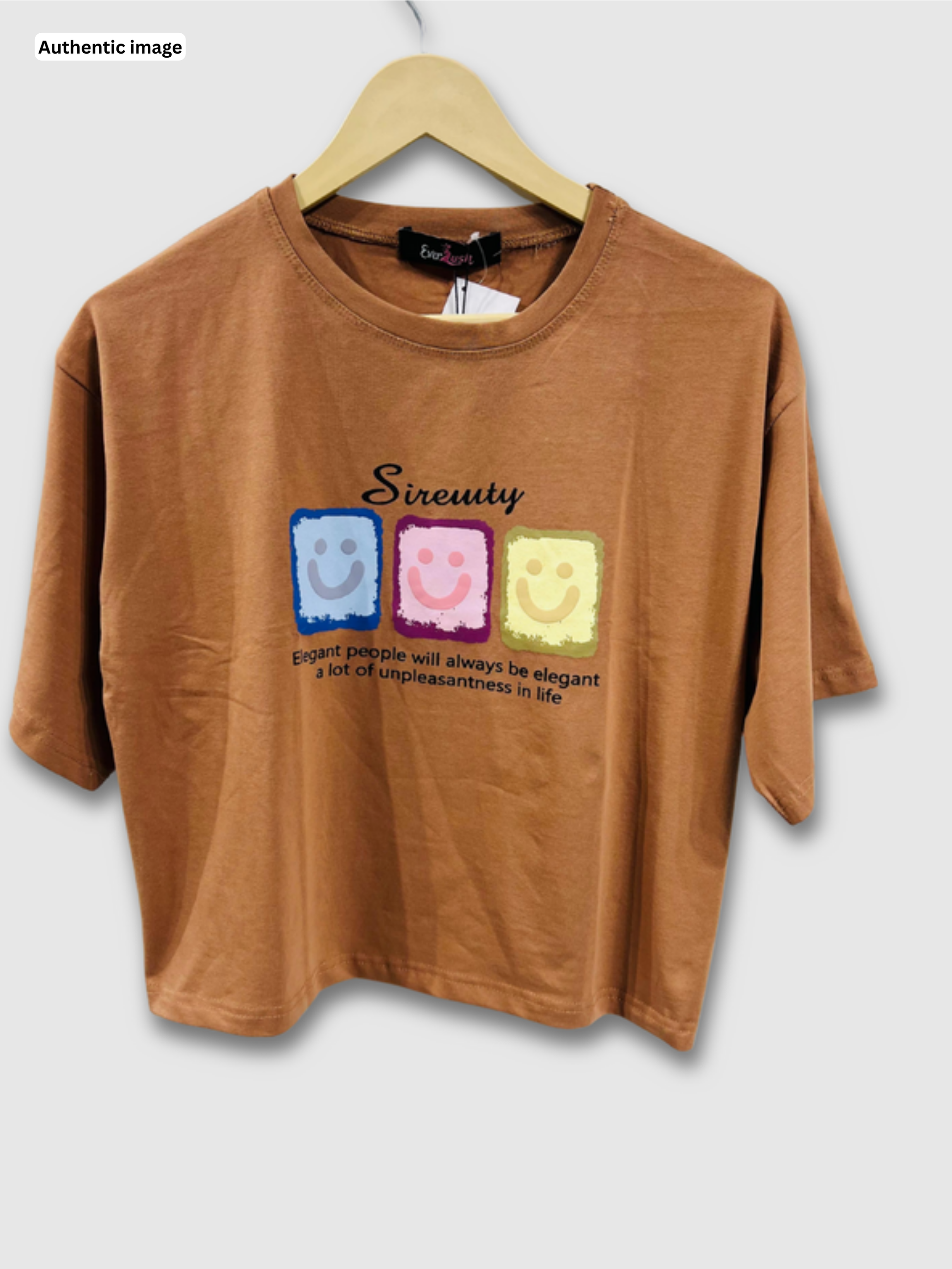 Crop Printed T-Shirt