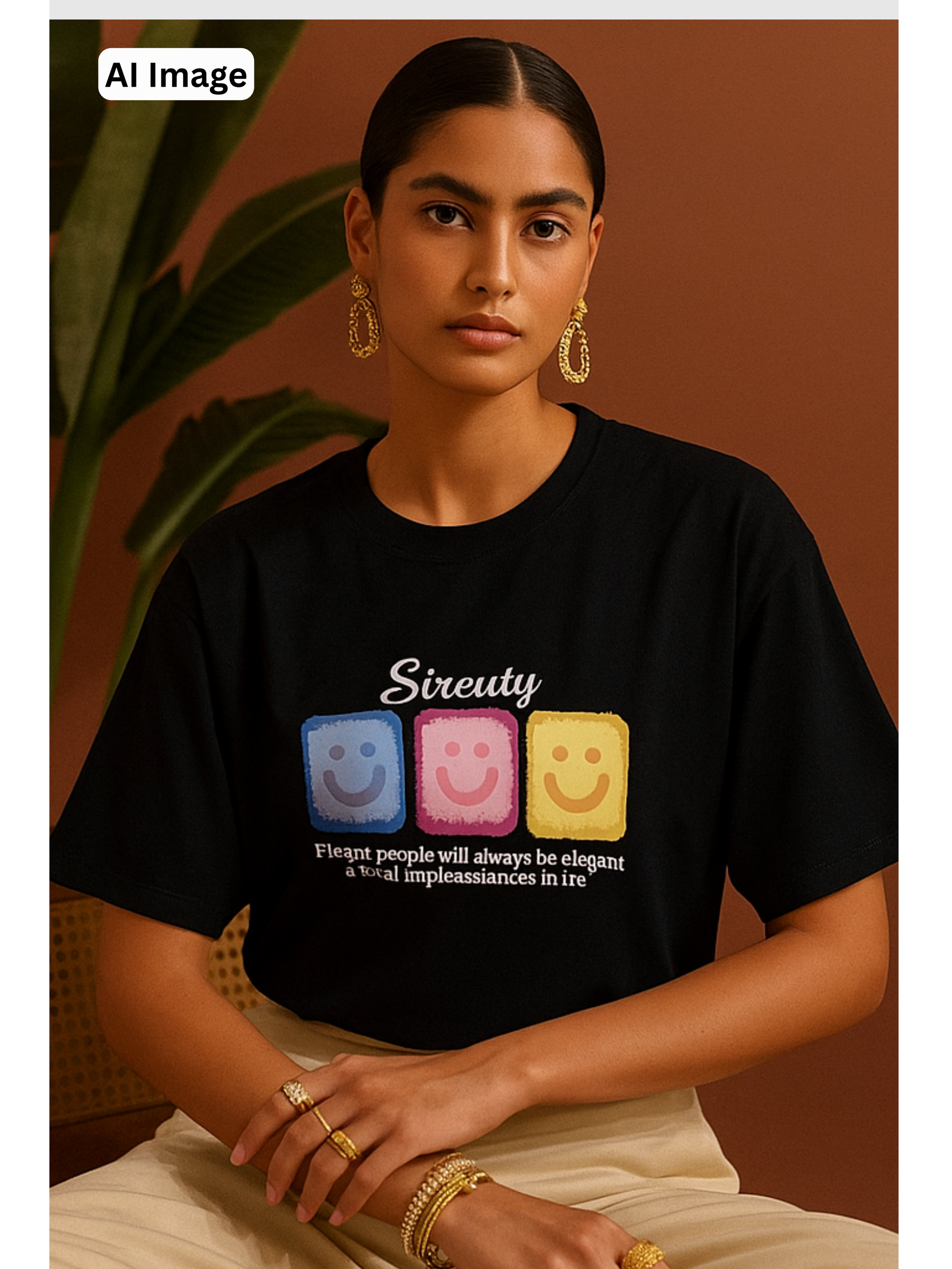 Crop Printed T-Shirt