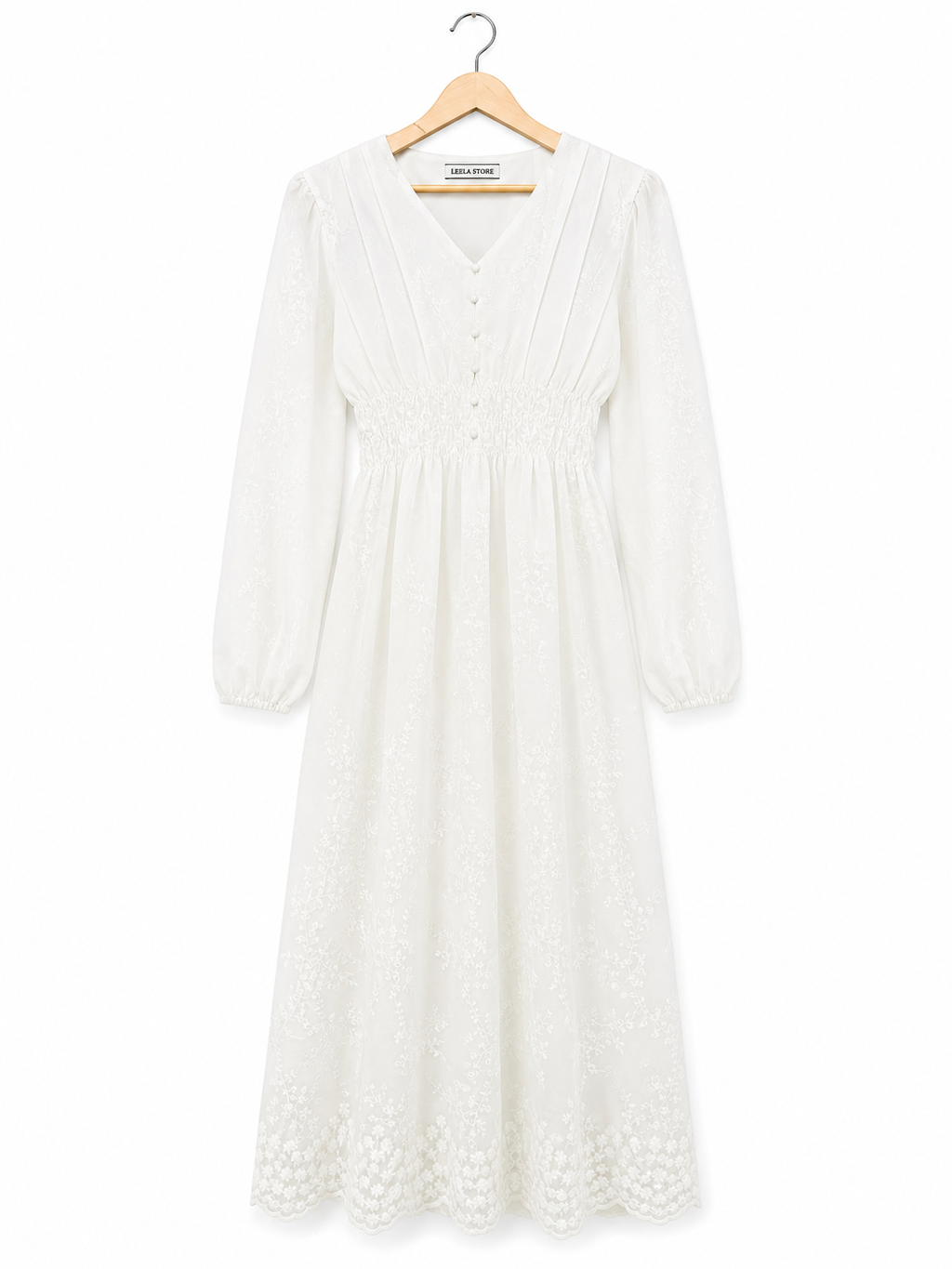 V Neck Long Lenth Dress