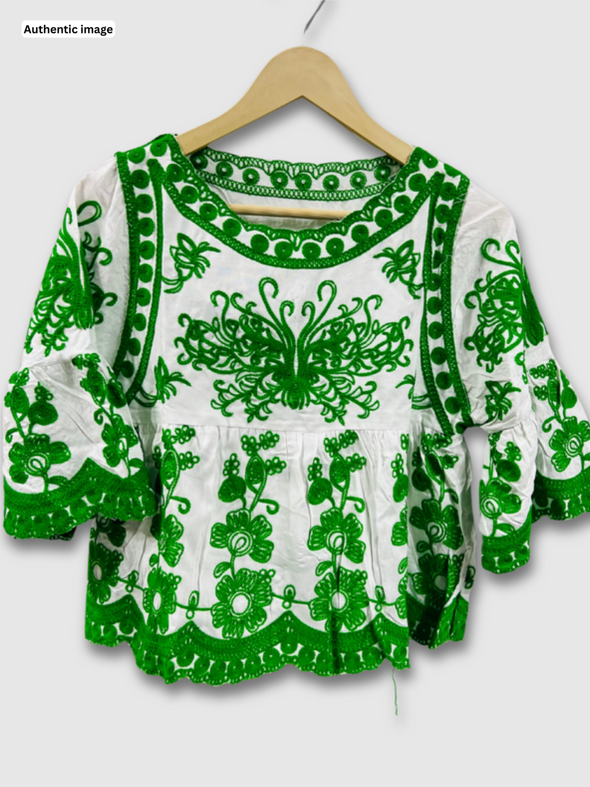 Embroidered Frok Top