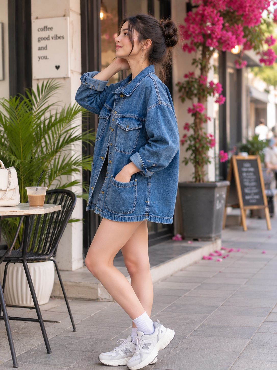 Denim shirt for girls