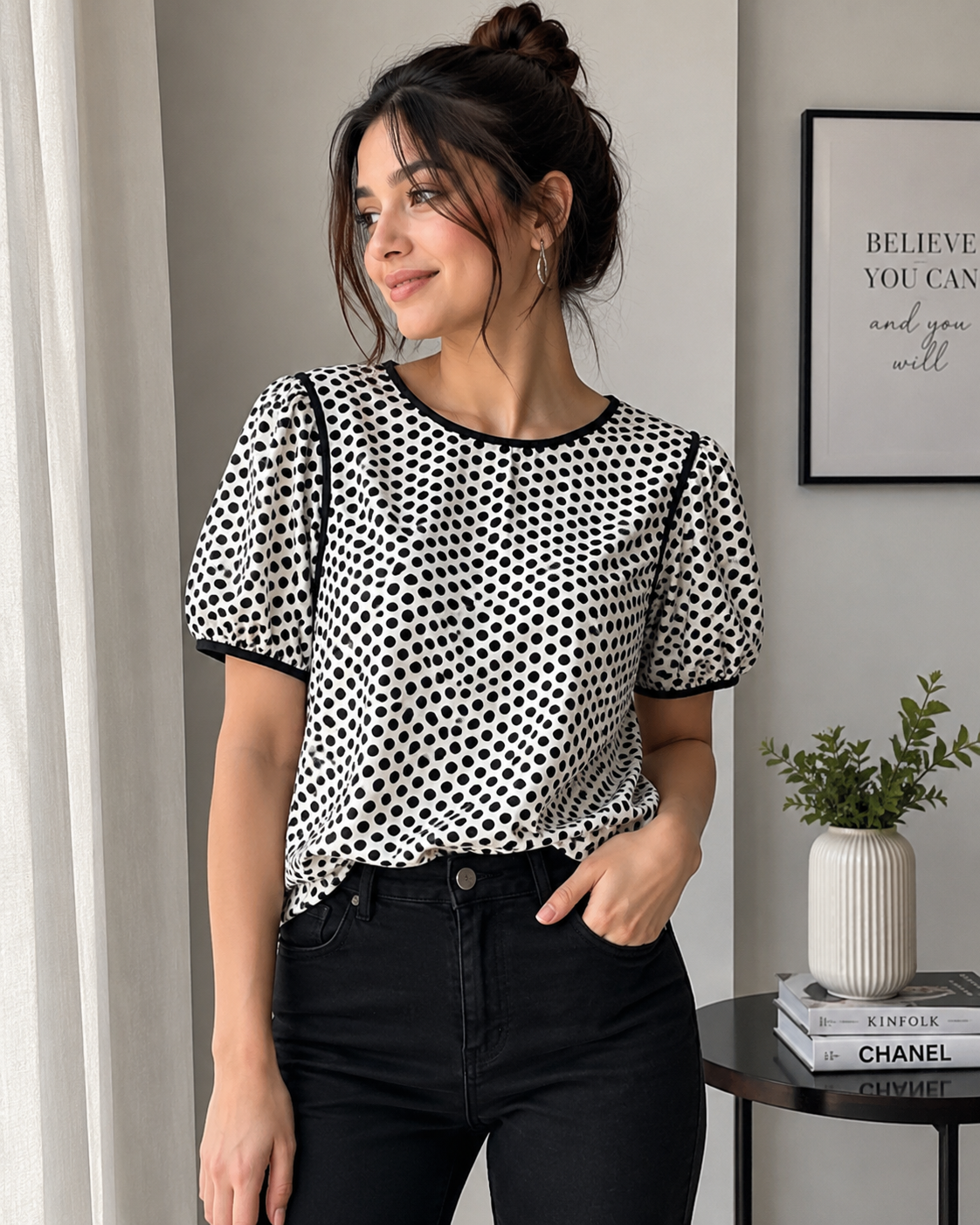 Dotted Regular Top