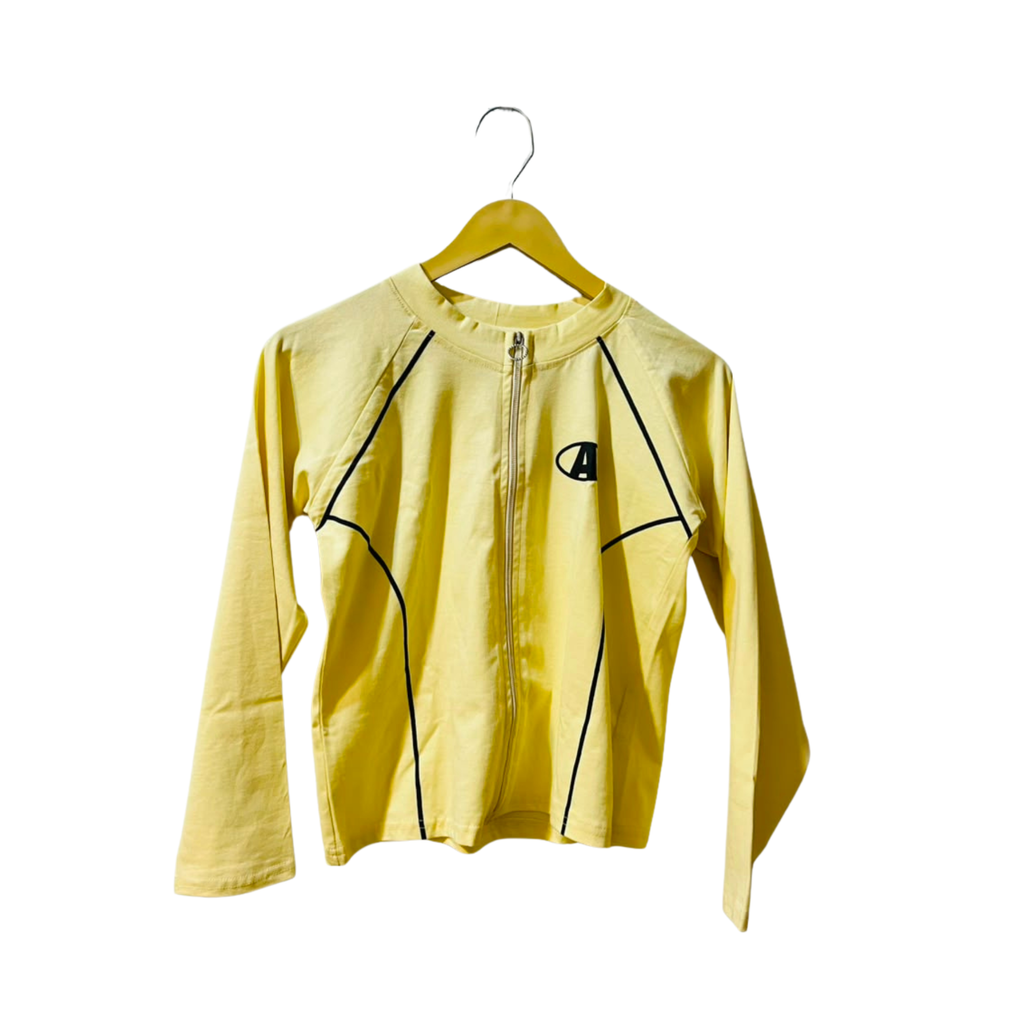 T shirt zipper full sleeves