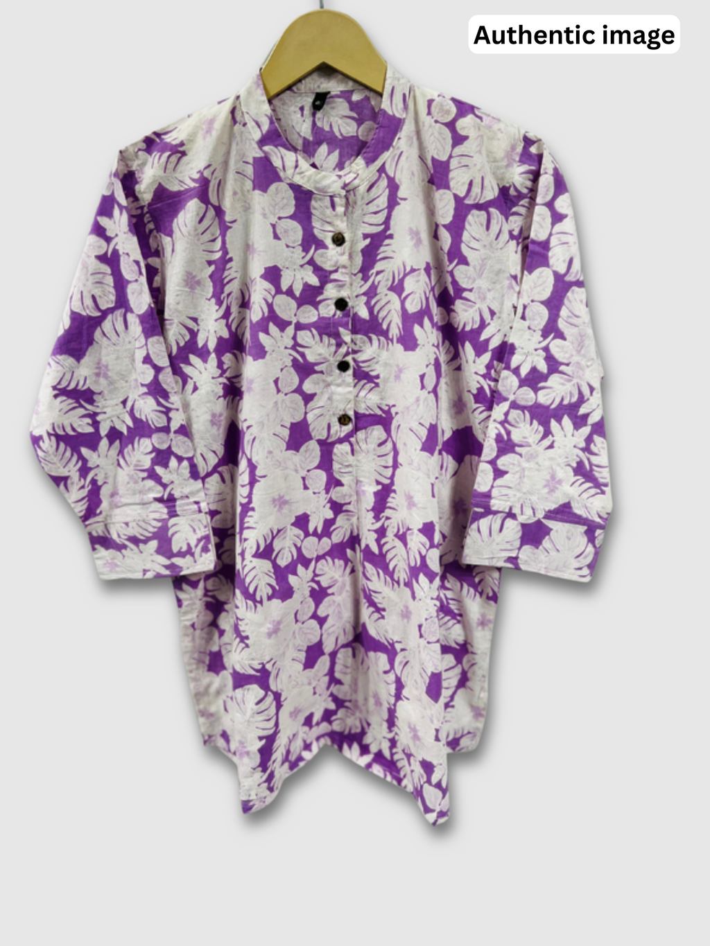 Button Short Kurti