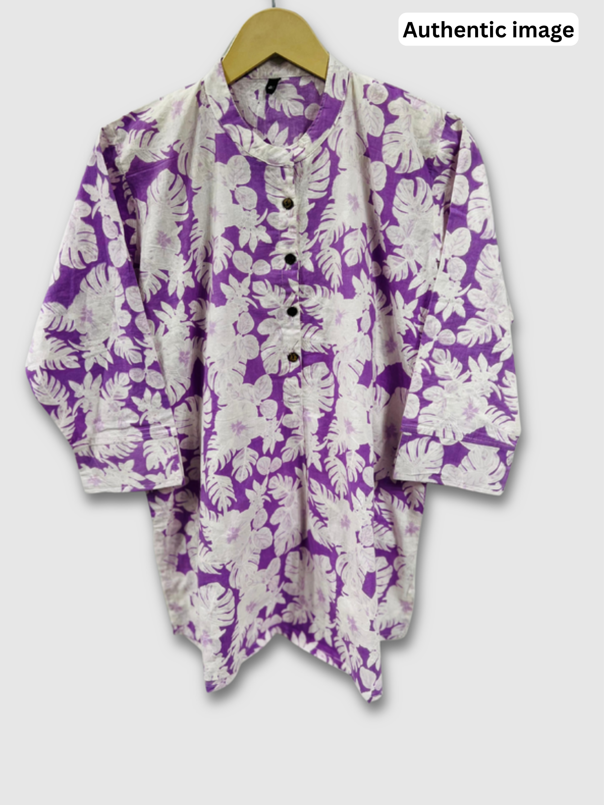 Button Short Kurti
