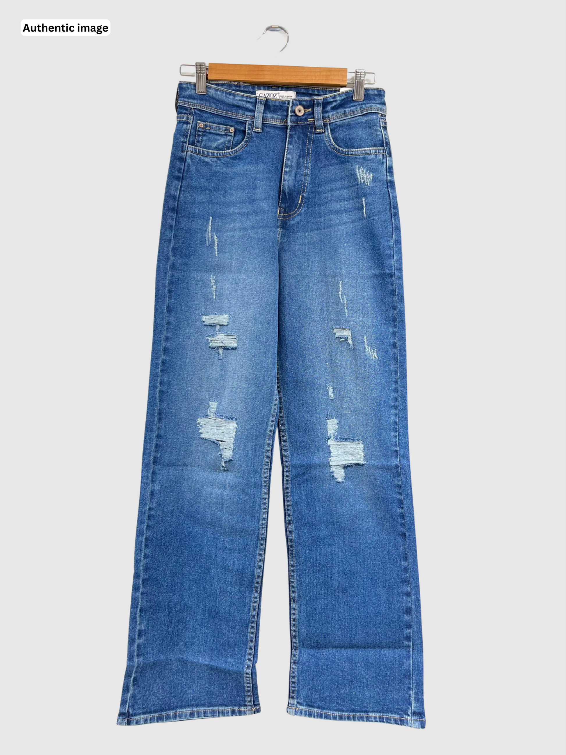 Rugged Fit Jeans – Blue