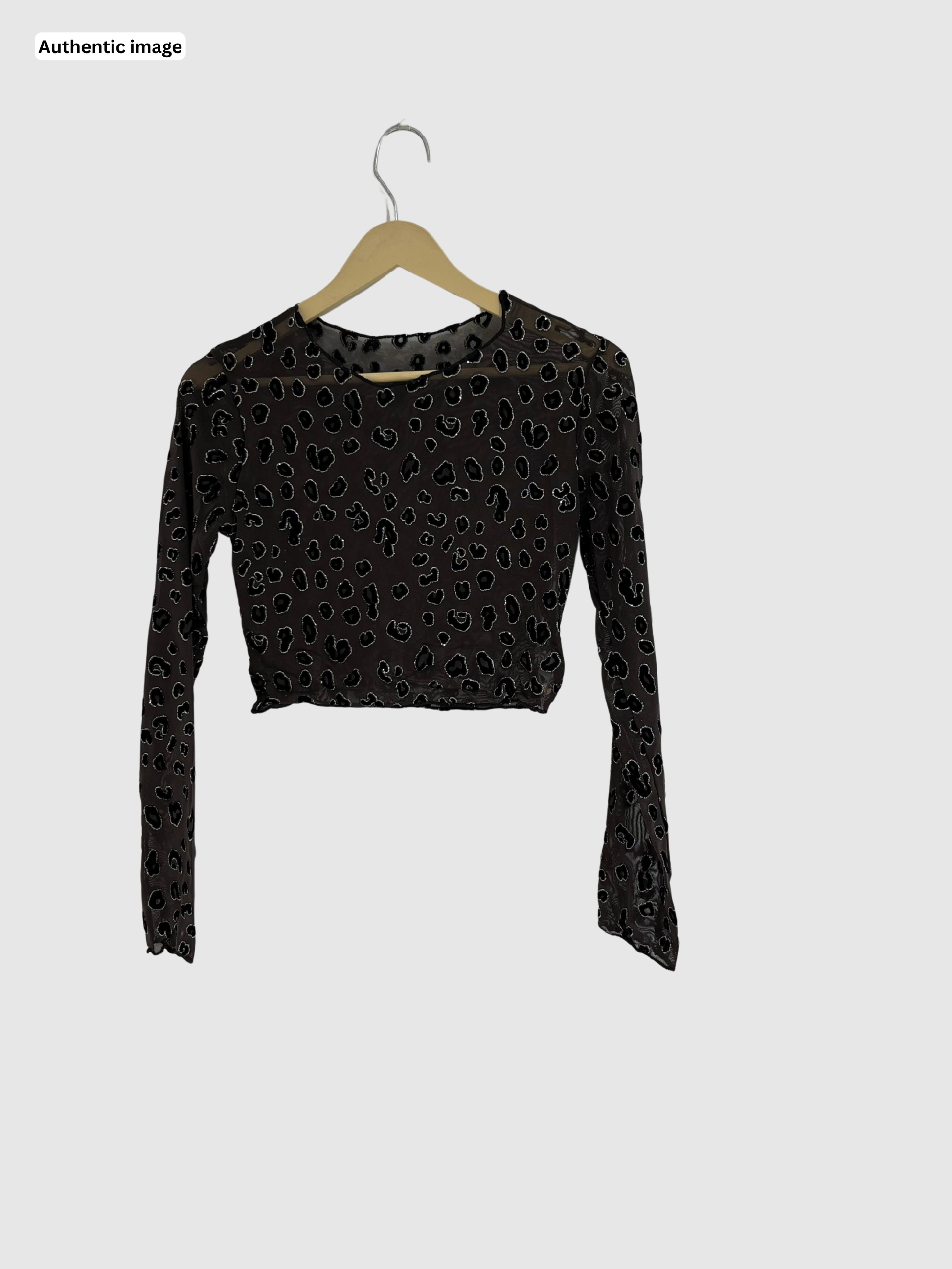 Trendy Mesh Crop Top for Women – Stylish Party & Casual Wear
