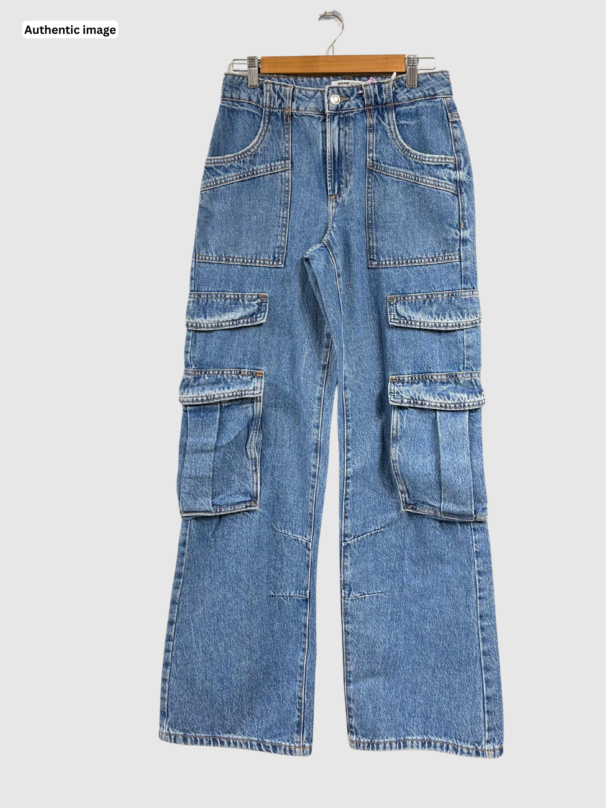 Denim Cargo Jeans for Women