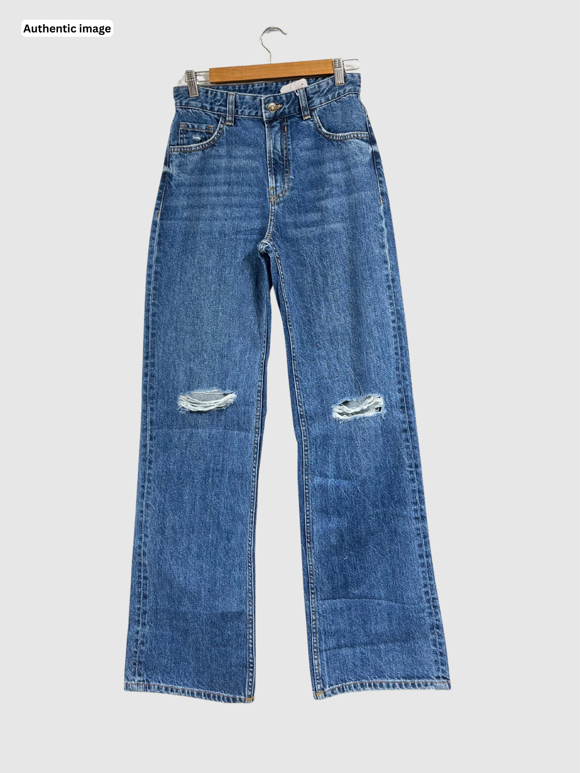 Rugged Straight Fit Jeans for Women