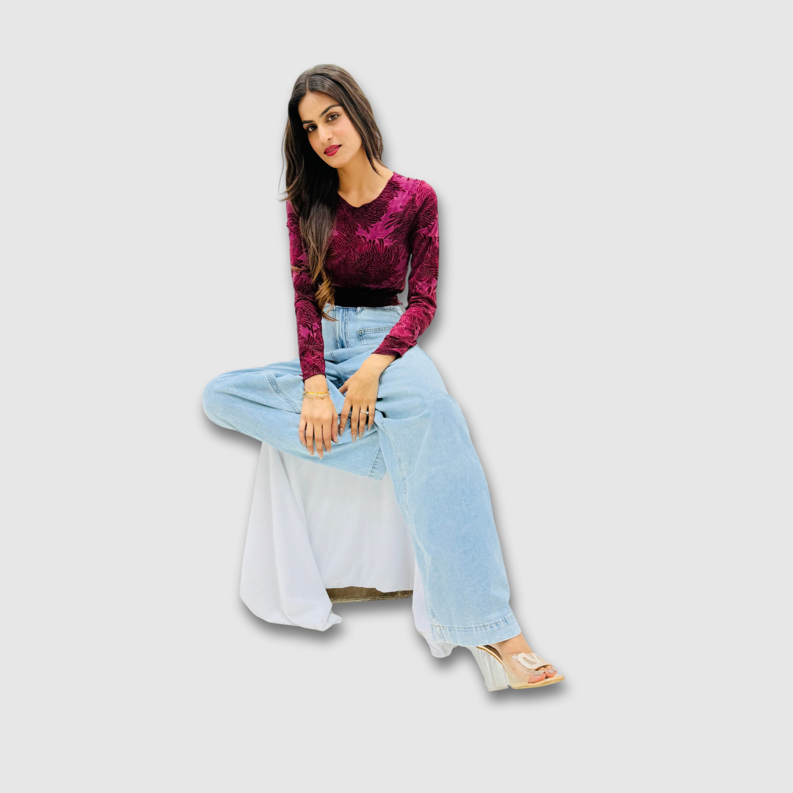 Trendy Party Wear Crop Top for Girls & Women – Stylish & Versatile
