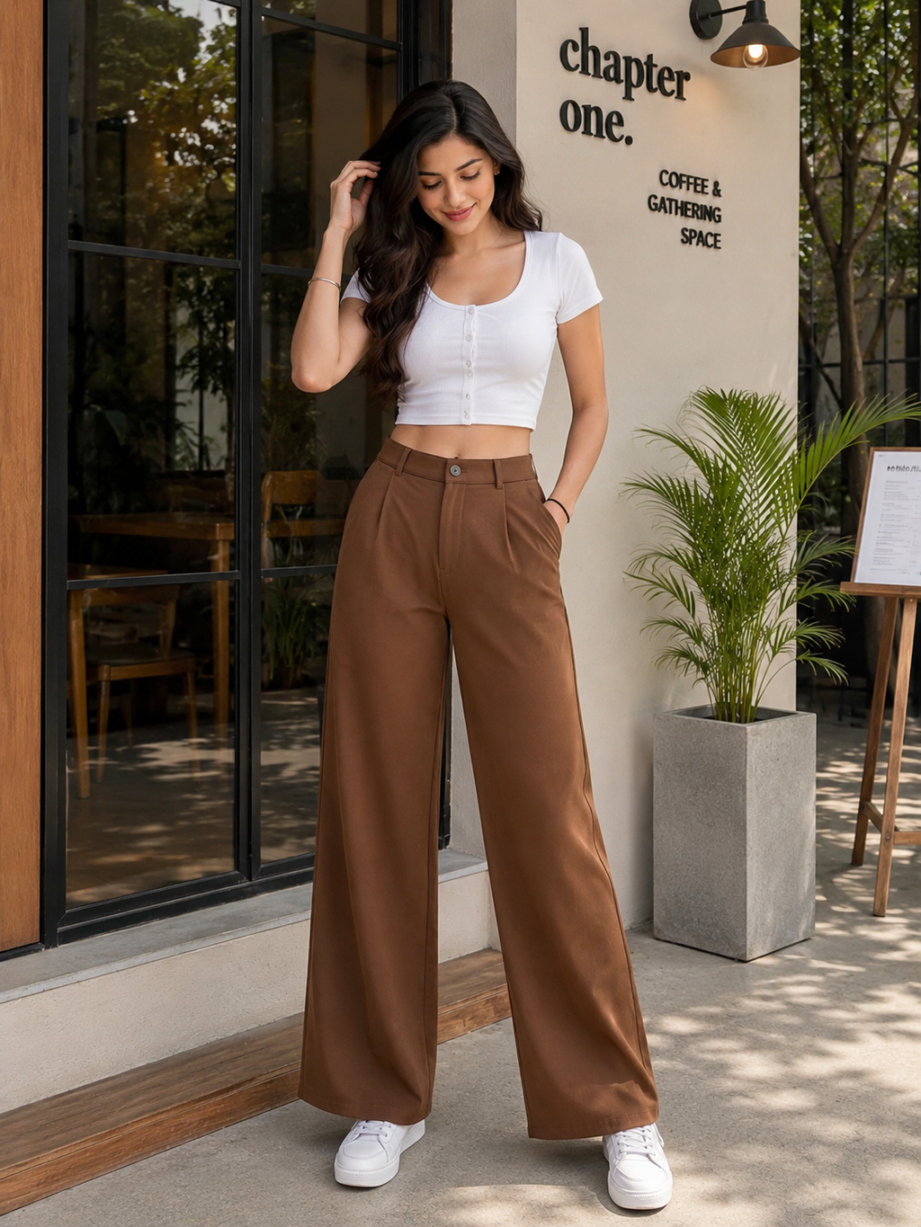 Women's Wide-Leg Trousers