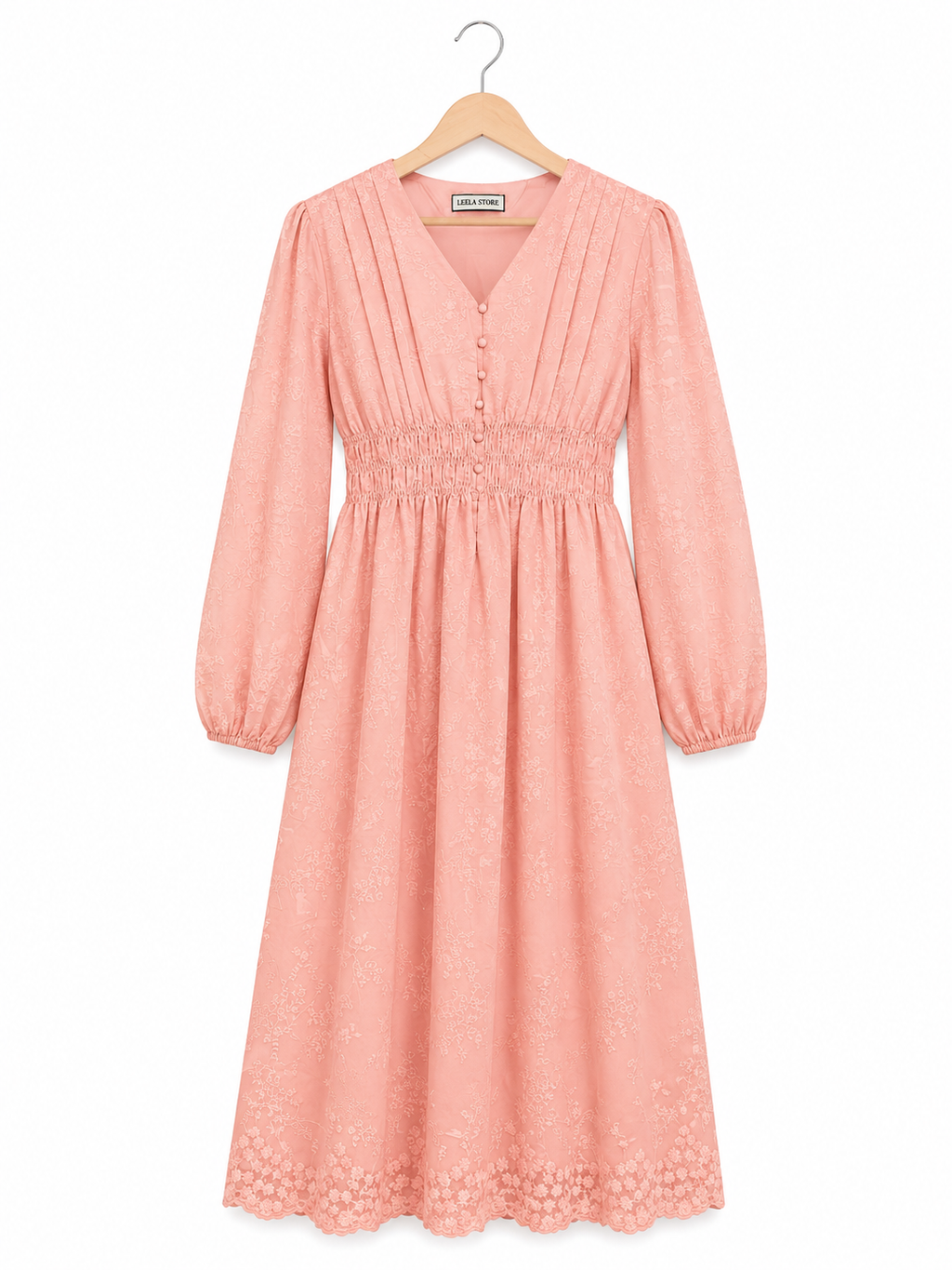 V Neck Long Lenth Dress