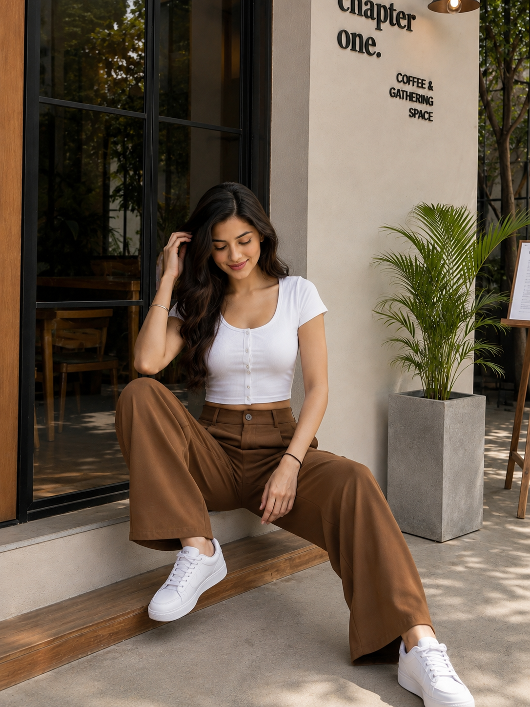 Women's Wide-Leg Trousers
