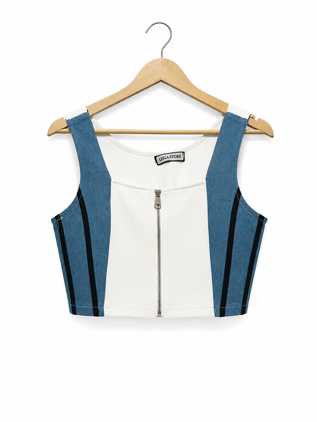 sleeveless co ord set Denim