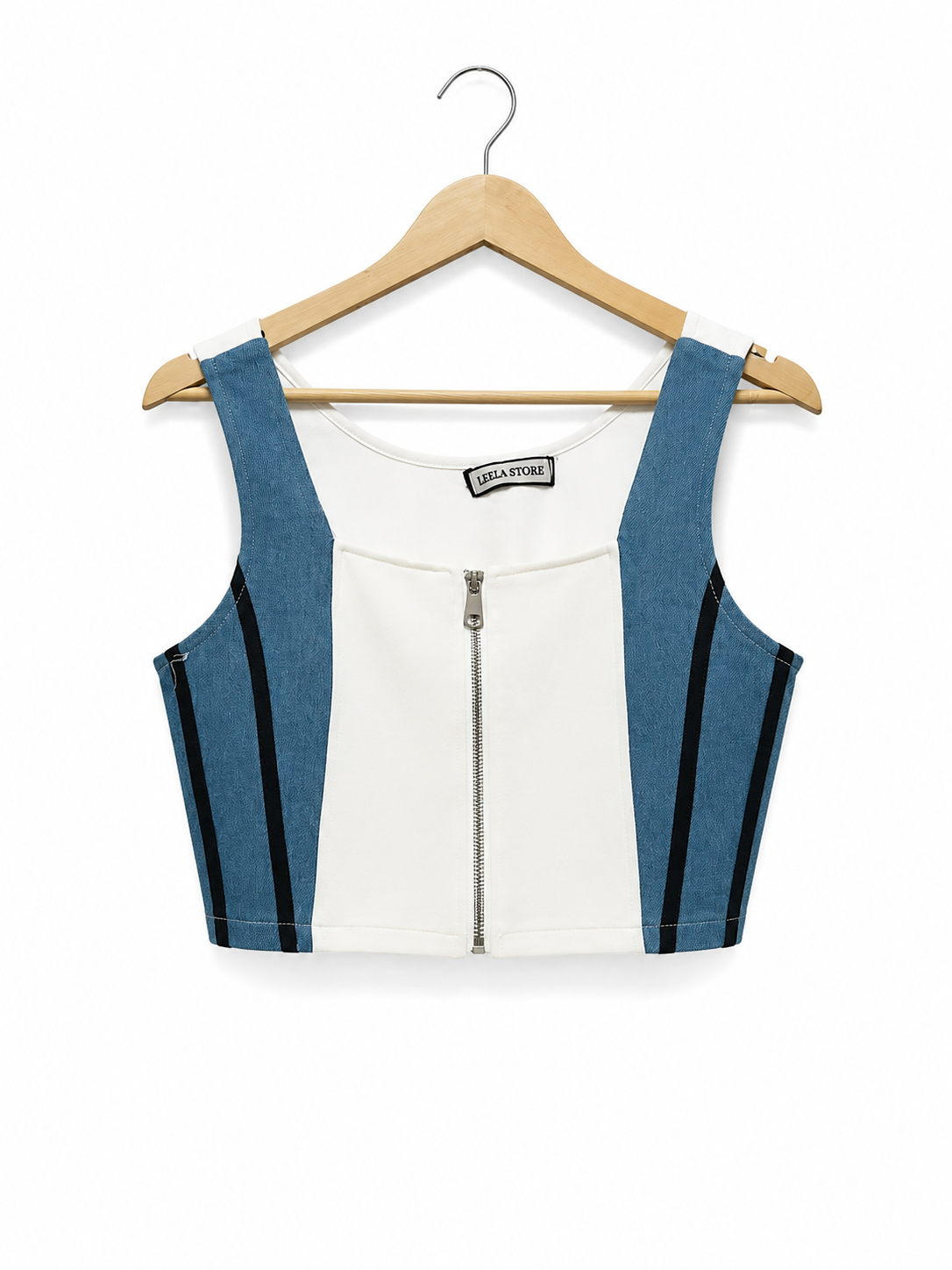 sleeveless co ord set Denim
