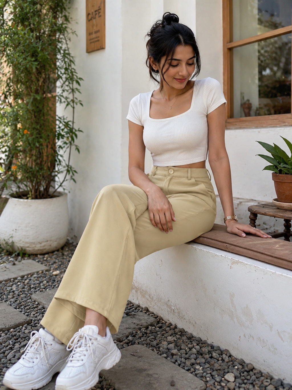 Women's Wide-Leg Trousers