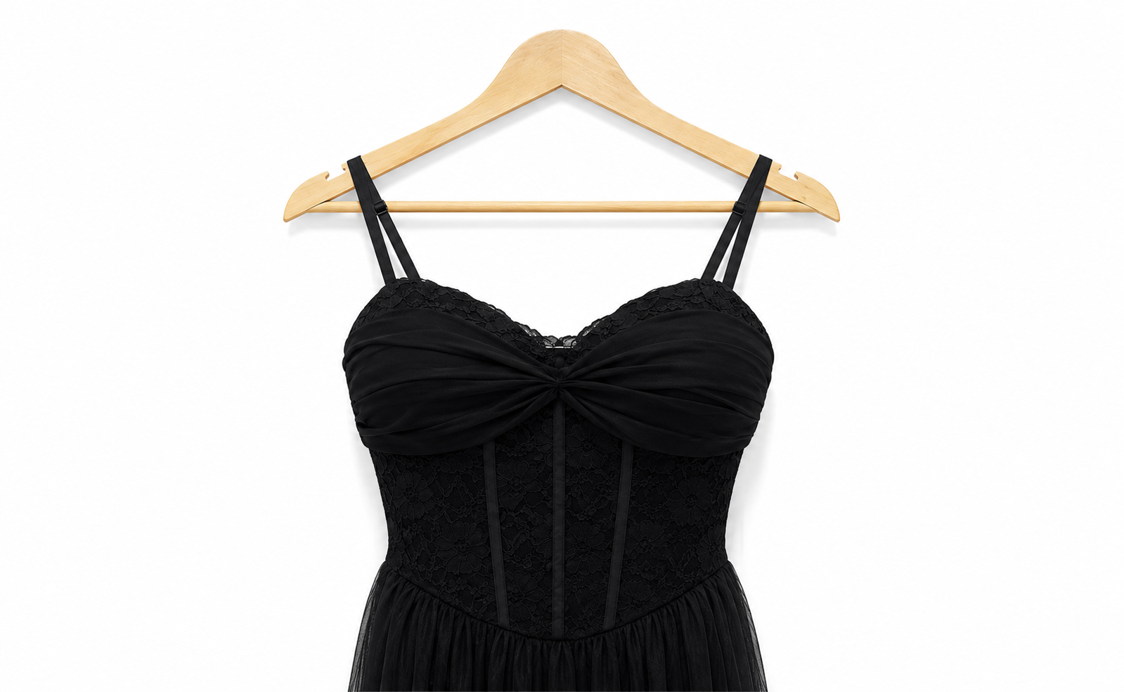 Women's Solid Shoulder Strap Calf Length Dress