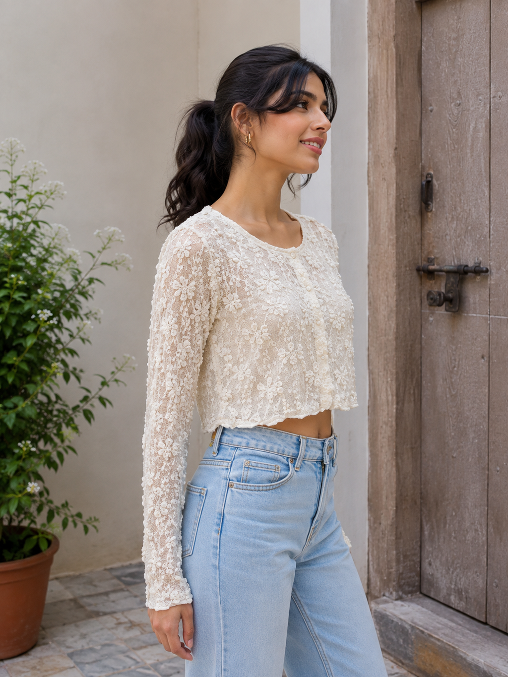 Net top button style